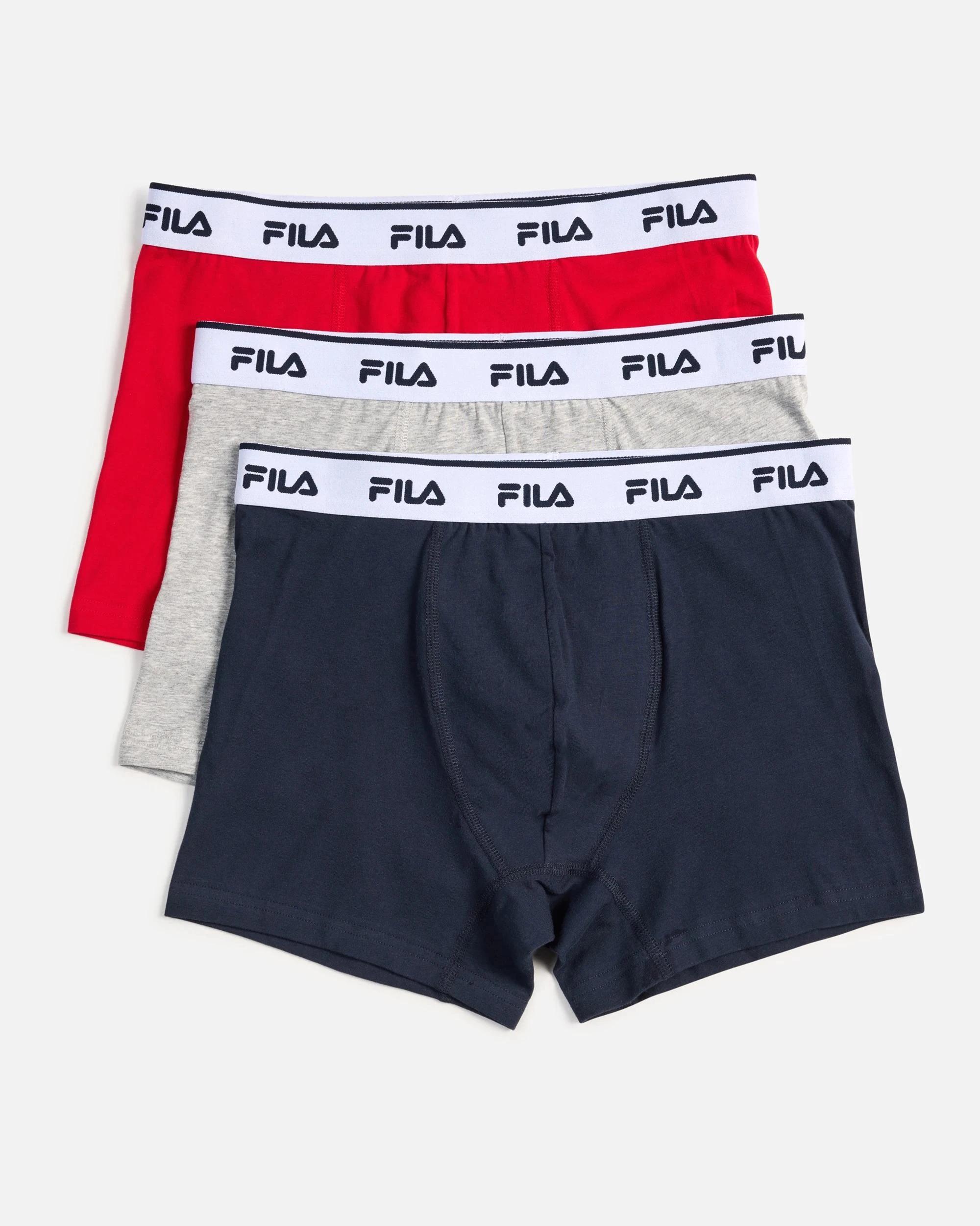 1 3 Pack Detroit Sports Trunks - Fila MULTI, 1 of 3