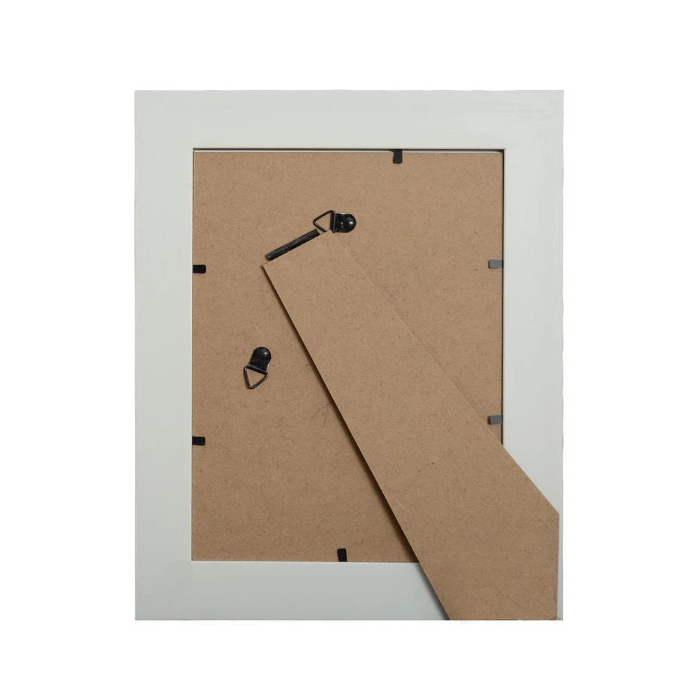 4 Nova 6x8" Frame with 4x6" opening White/Gold, 4 of 4