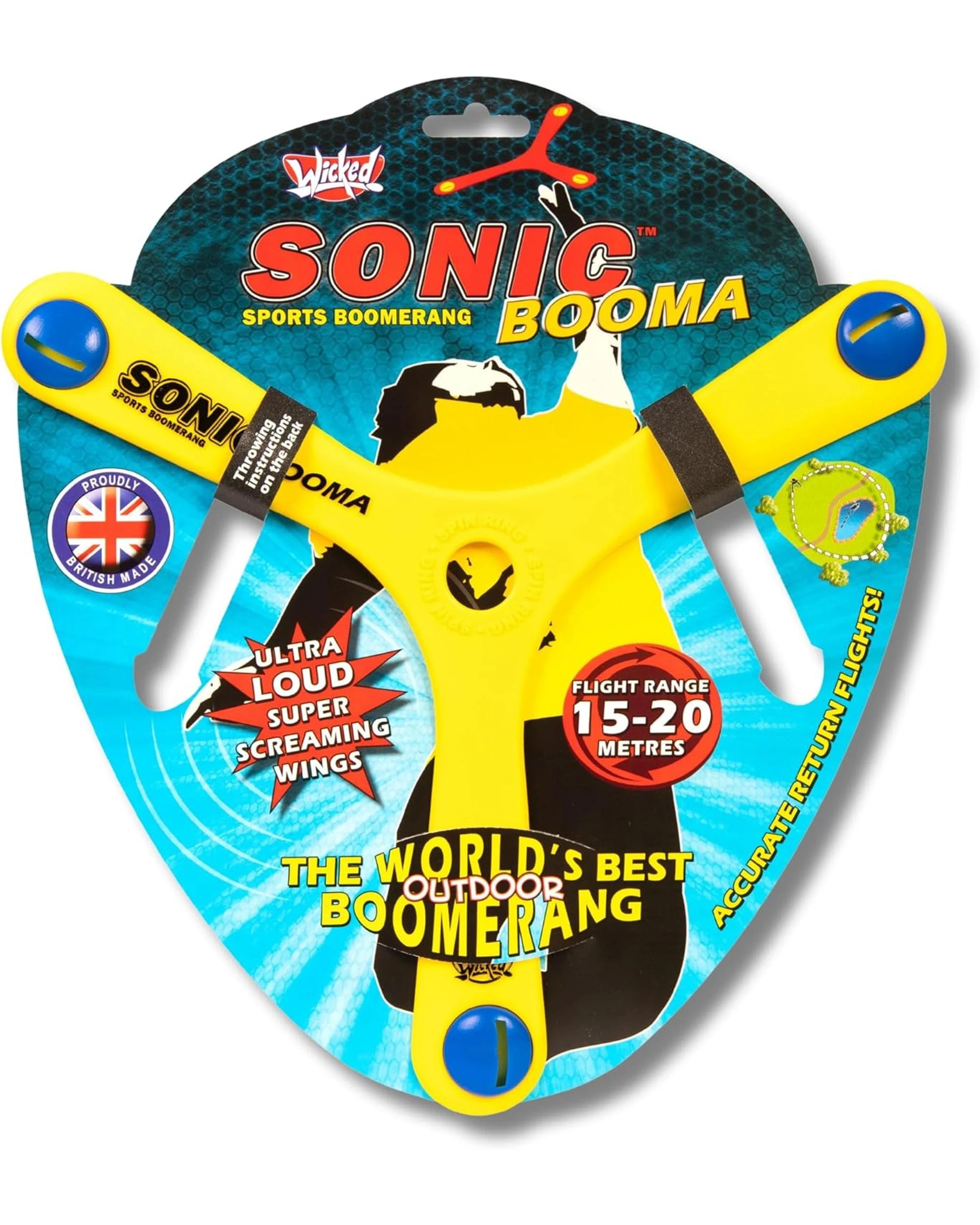 3 Wicked Sonic Booma Outdoor Boomerang - Assorted, 3 of 4