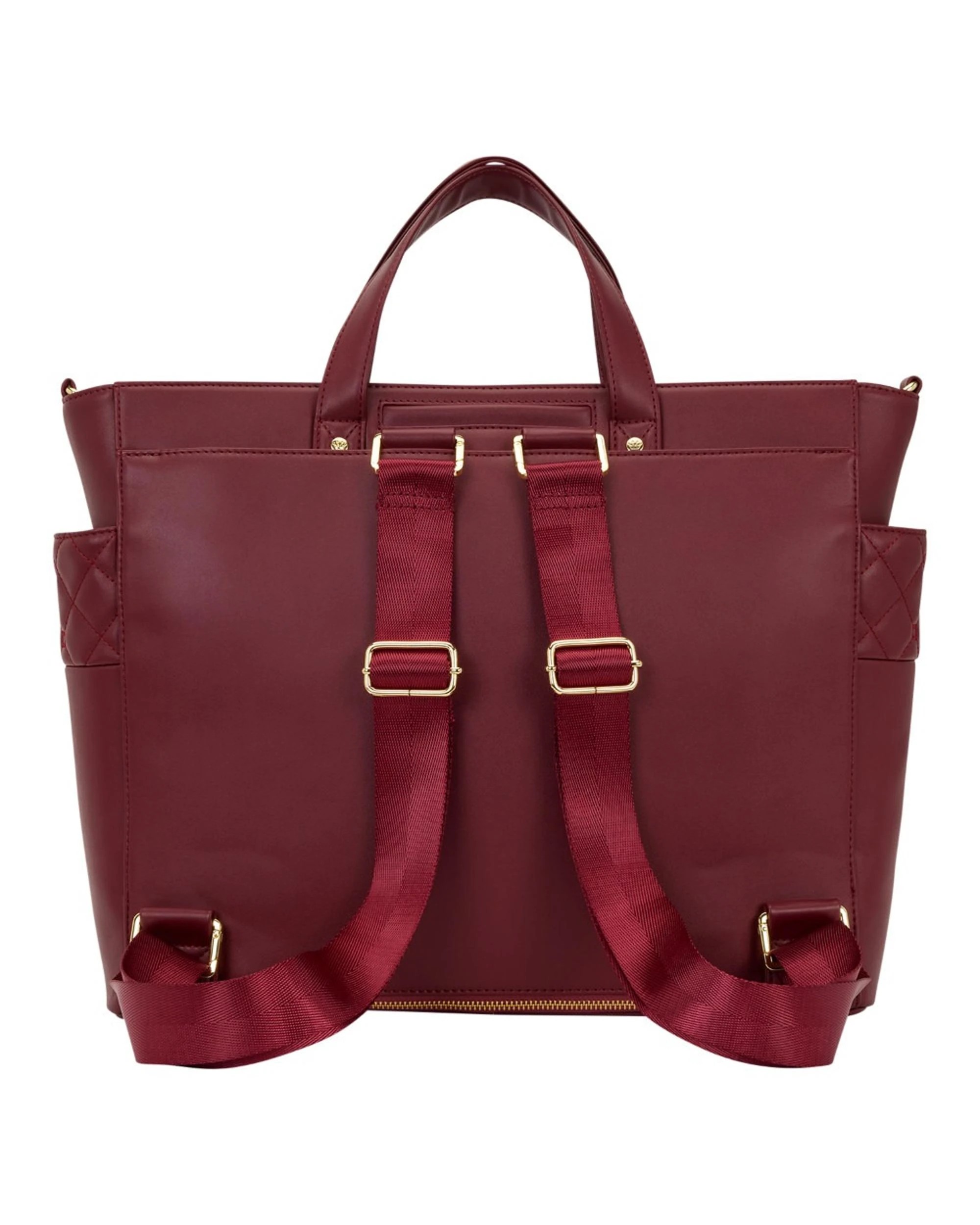 3 Loungefly Mo Red Convertible Backpack and Tote Crossbody Pin Trader Bag, 3 of 5