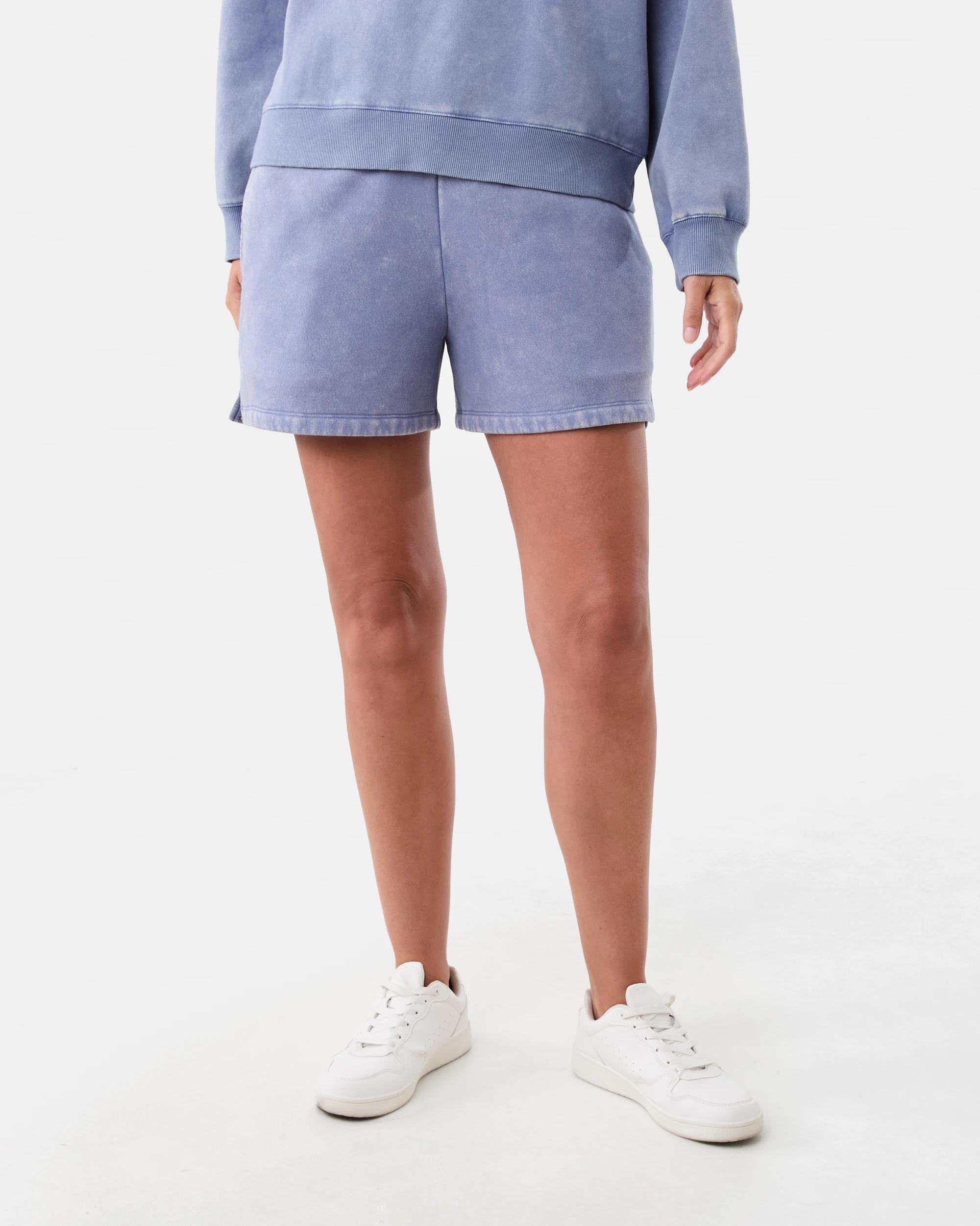 7 Washed Relaxed Shorts Bluestone, 7 of 8