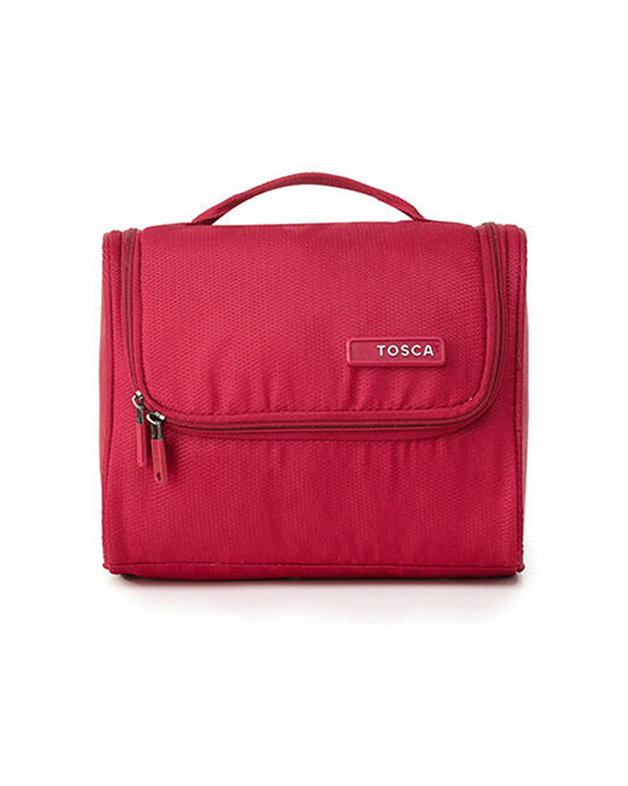 1 Tosca So-Lite 6L Hanging Travel Toiletry Bag - Red, 1 of 1