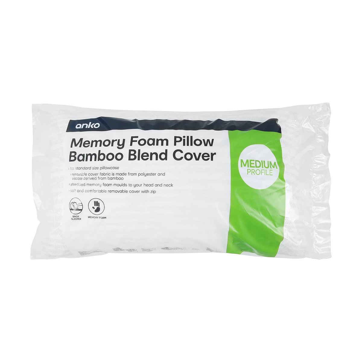 1 Memory Foam Pillow with Knitted Cover, 1 of 5