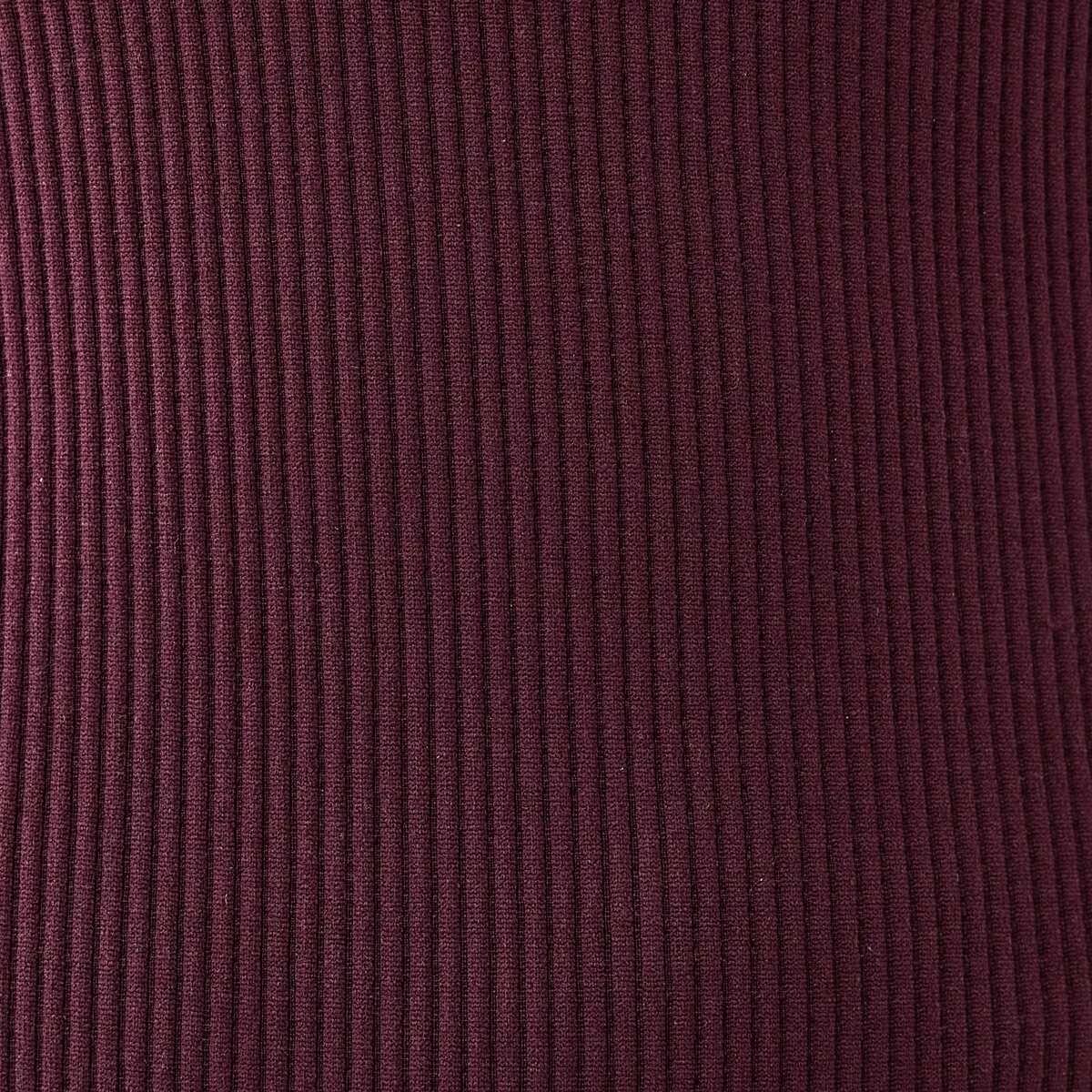 7 Long Sleeve Soft Rib Bodysuit Mulberry, 7 of 7