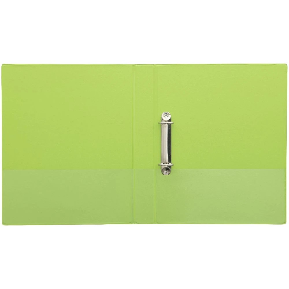 4 J.Burrows Insert Binder A4 2 D-Ring 25mm Green, 4 of 5