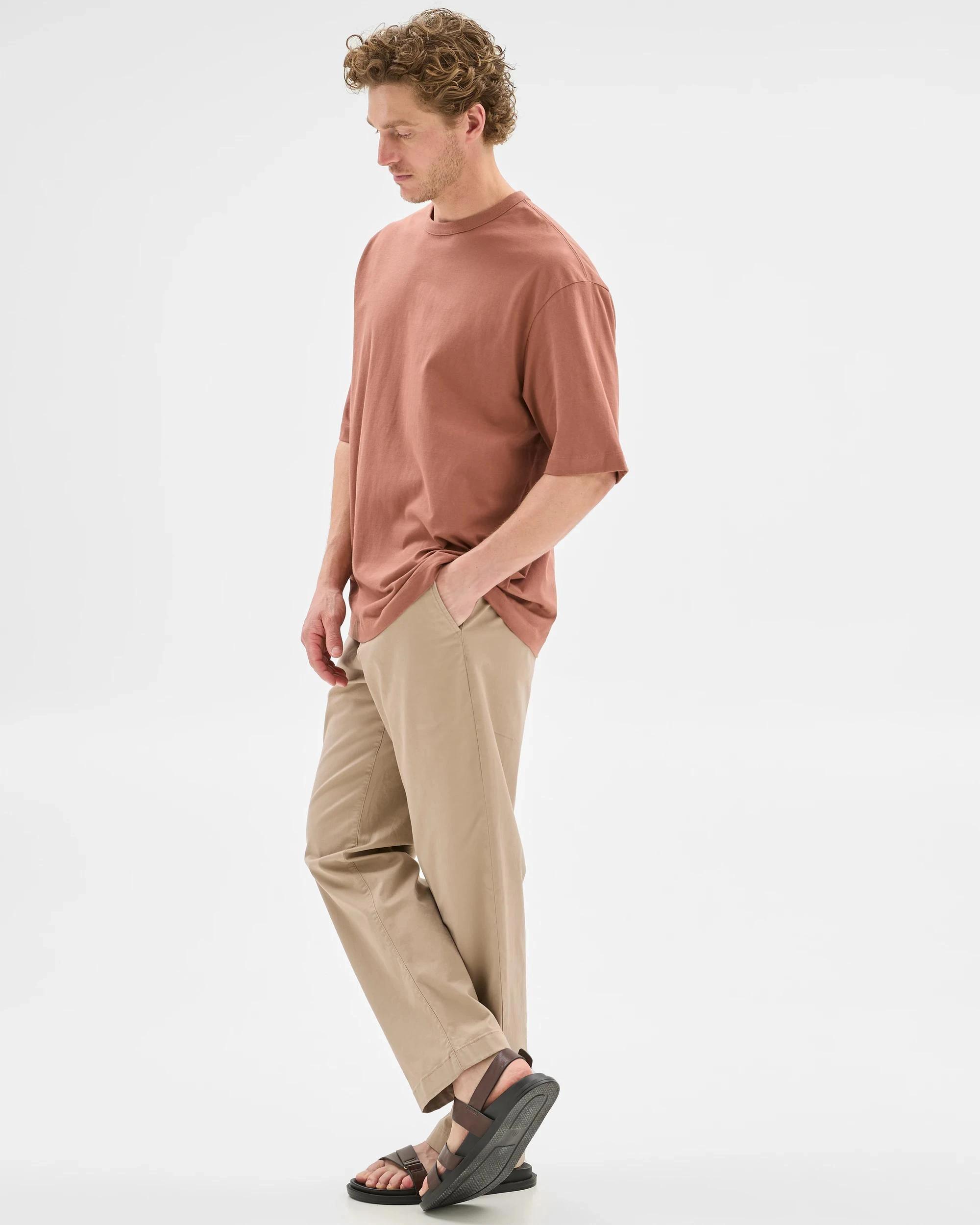 2 Target Australian Cotton Oversized T-Shirt COGNAC, 2 of 6