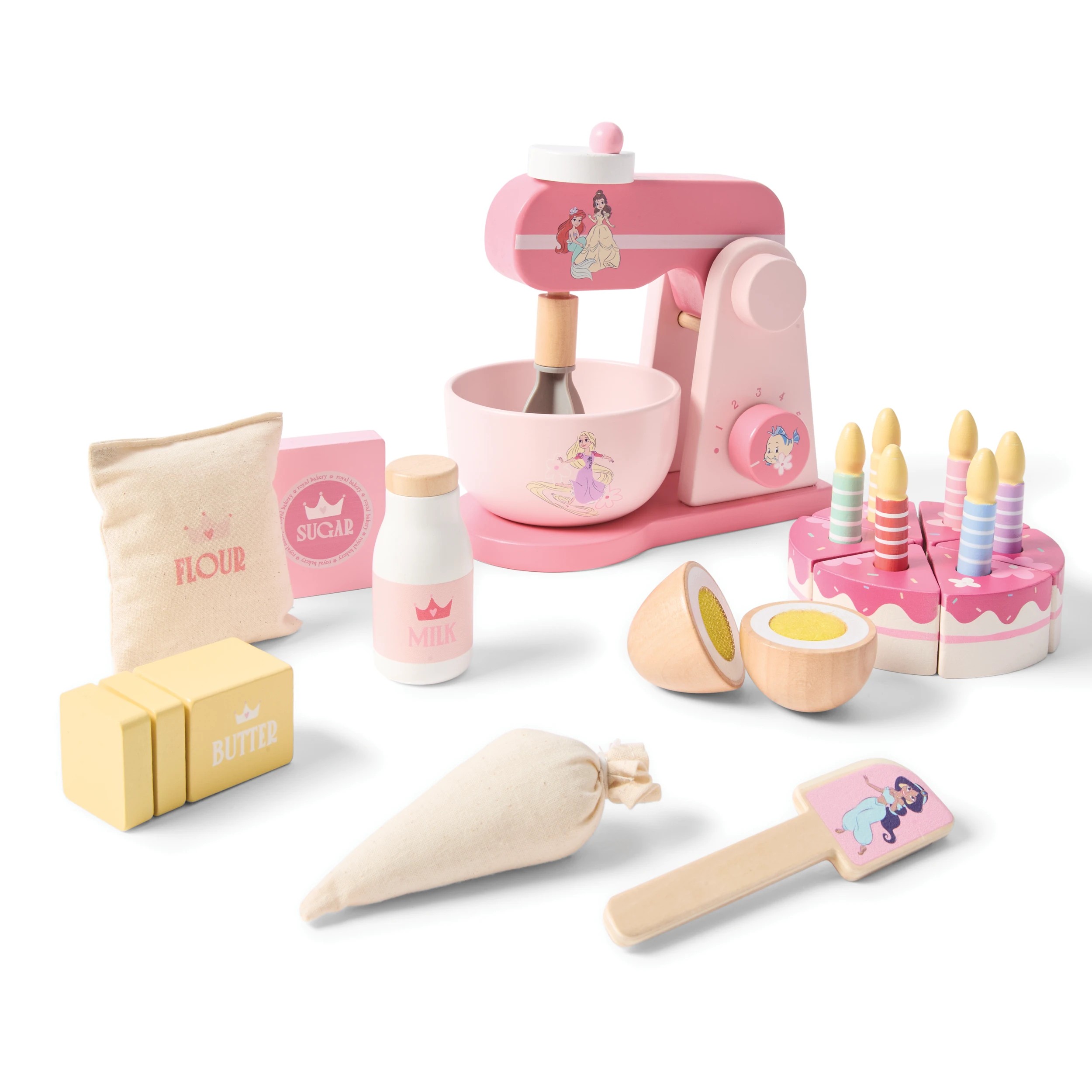 1 Disney Princess Wooden Baking Set, 1 of 7