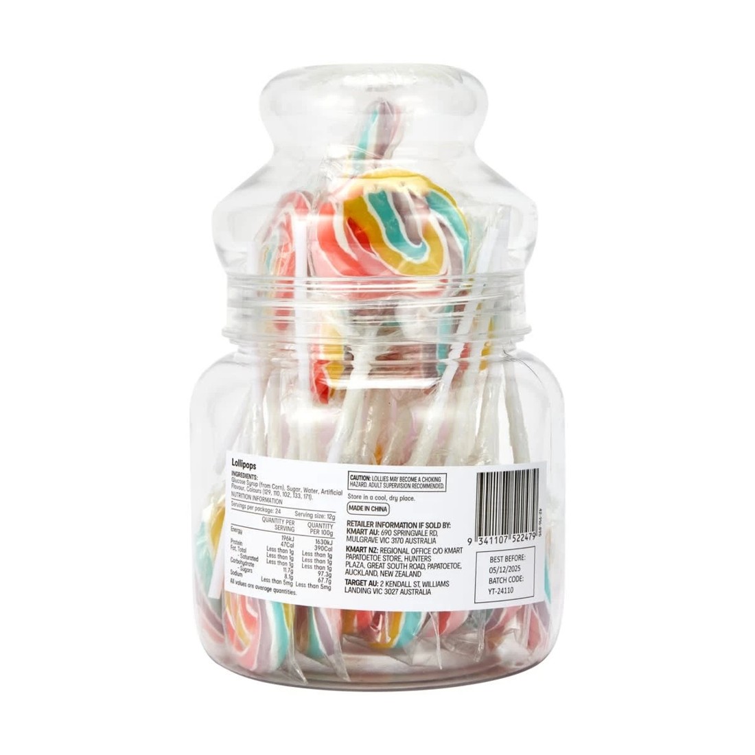6 24 Piece Round Lollipop Jar 288g, 6 of 6
