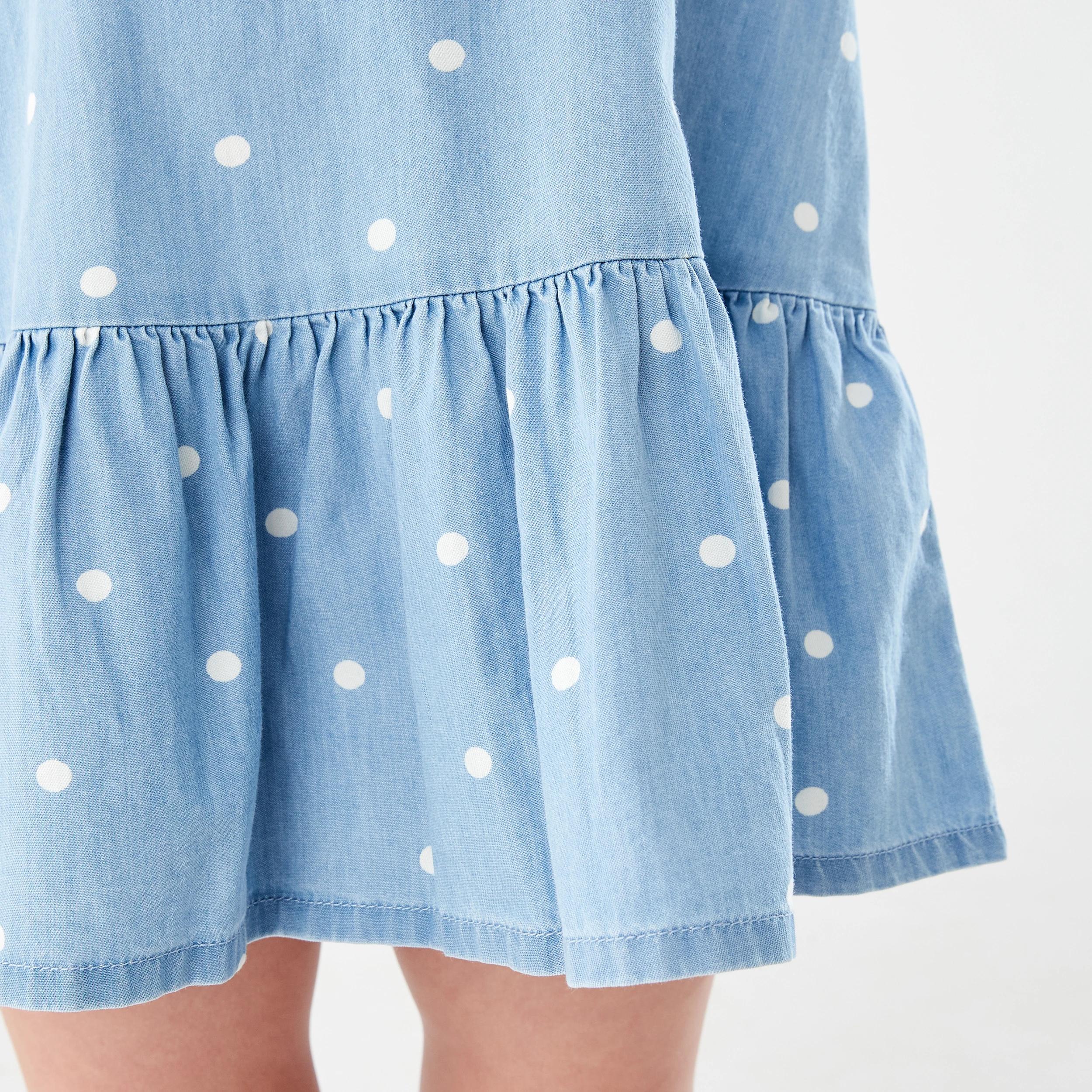 5 2 Piece Chambray Dress Set DOTTED SPACE, 5 of 7