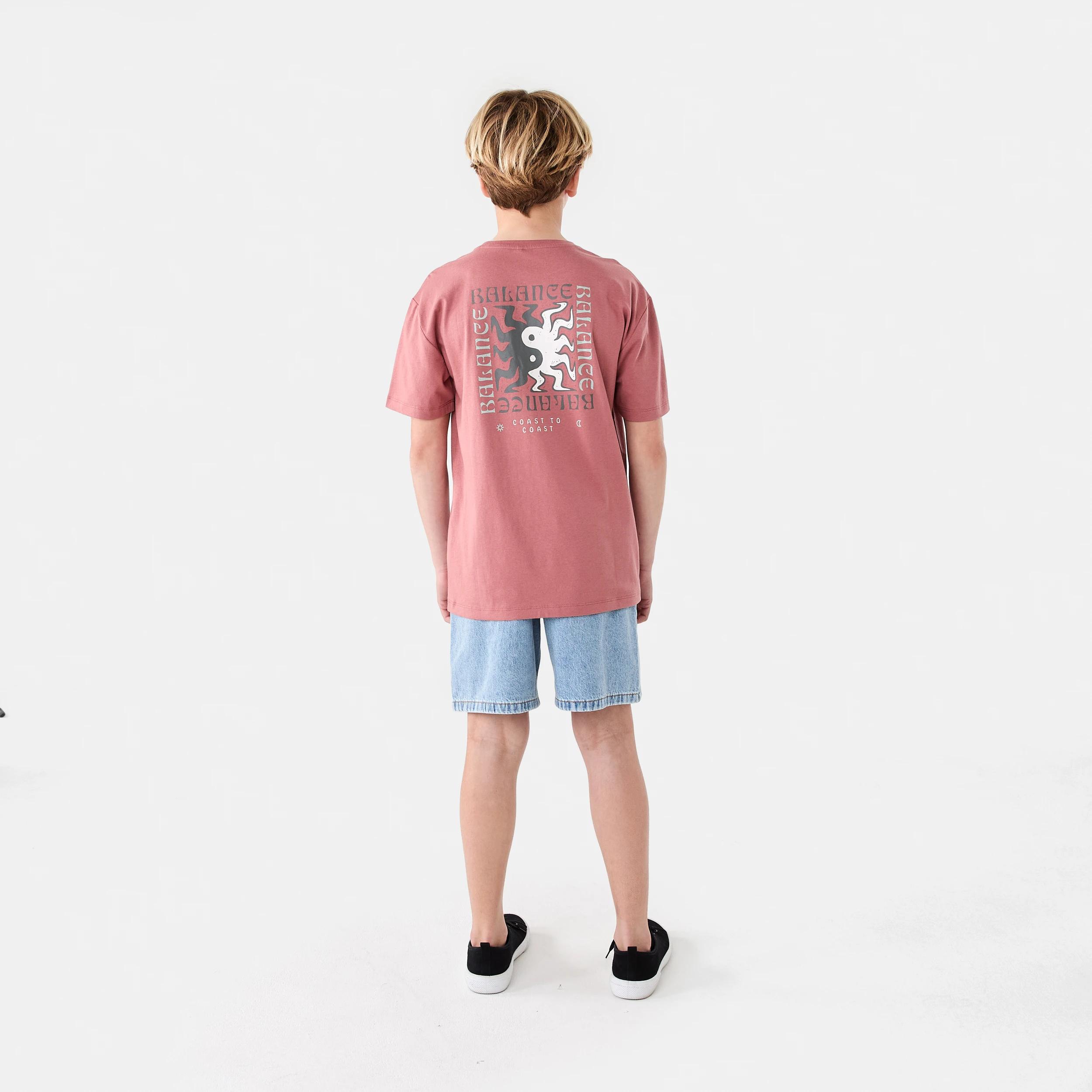 7 Short Sleeve Graphic Print T-shirt Red Surf, 7 of 7