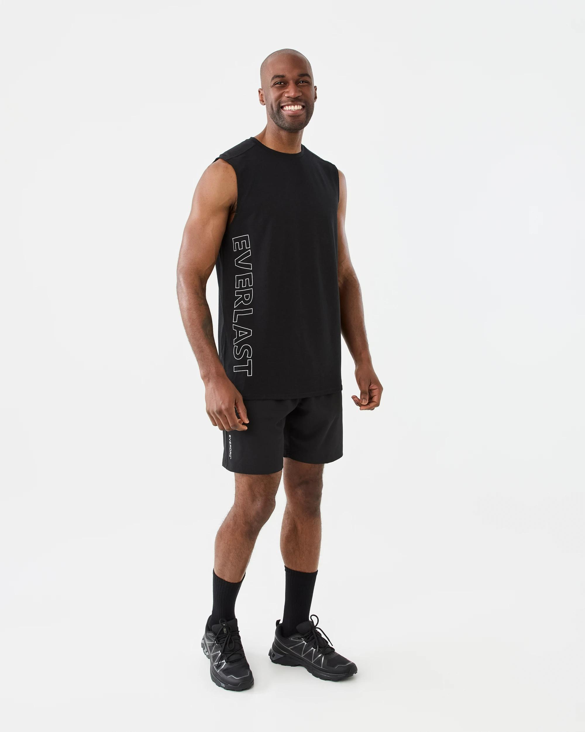 7 Everlast Mens Mesh Muscle Black, 7 of 7