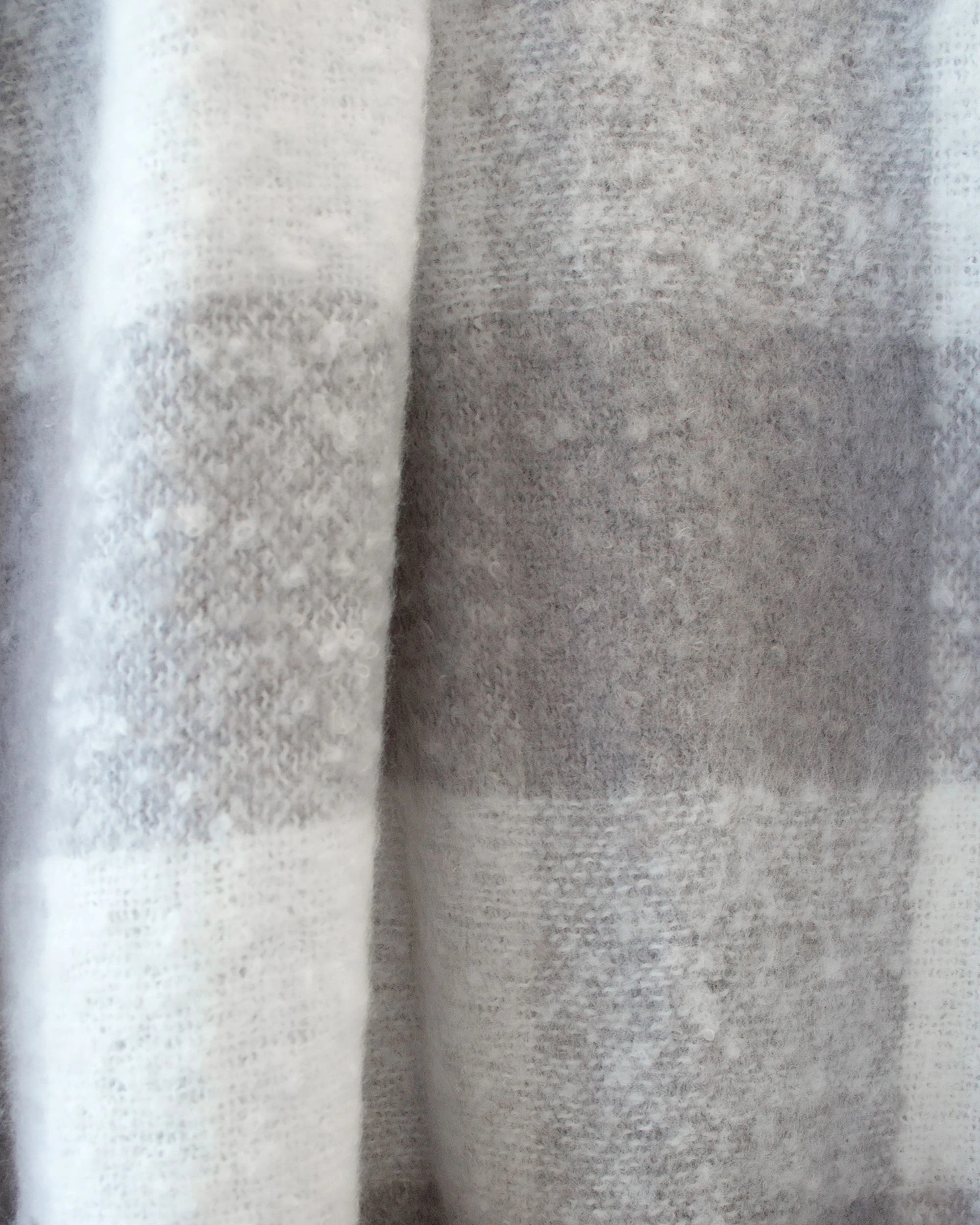 4 Bambury Cosmo Faux Mohair Cosy Throw Stone - Natural, 4 of 5