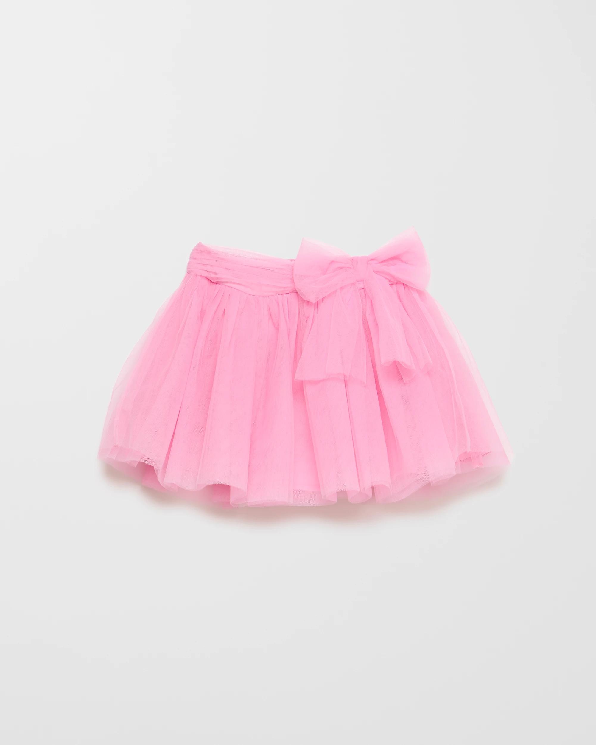 4 Target Bow Tie Waist Tulle Skirt PINK, 4 of 5
