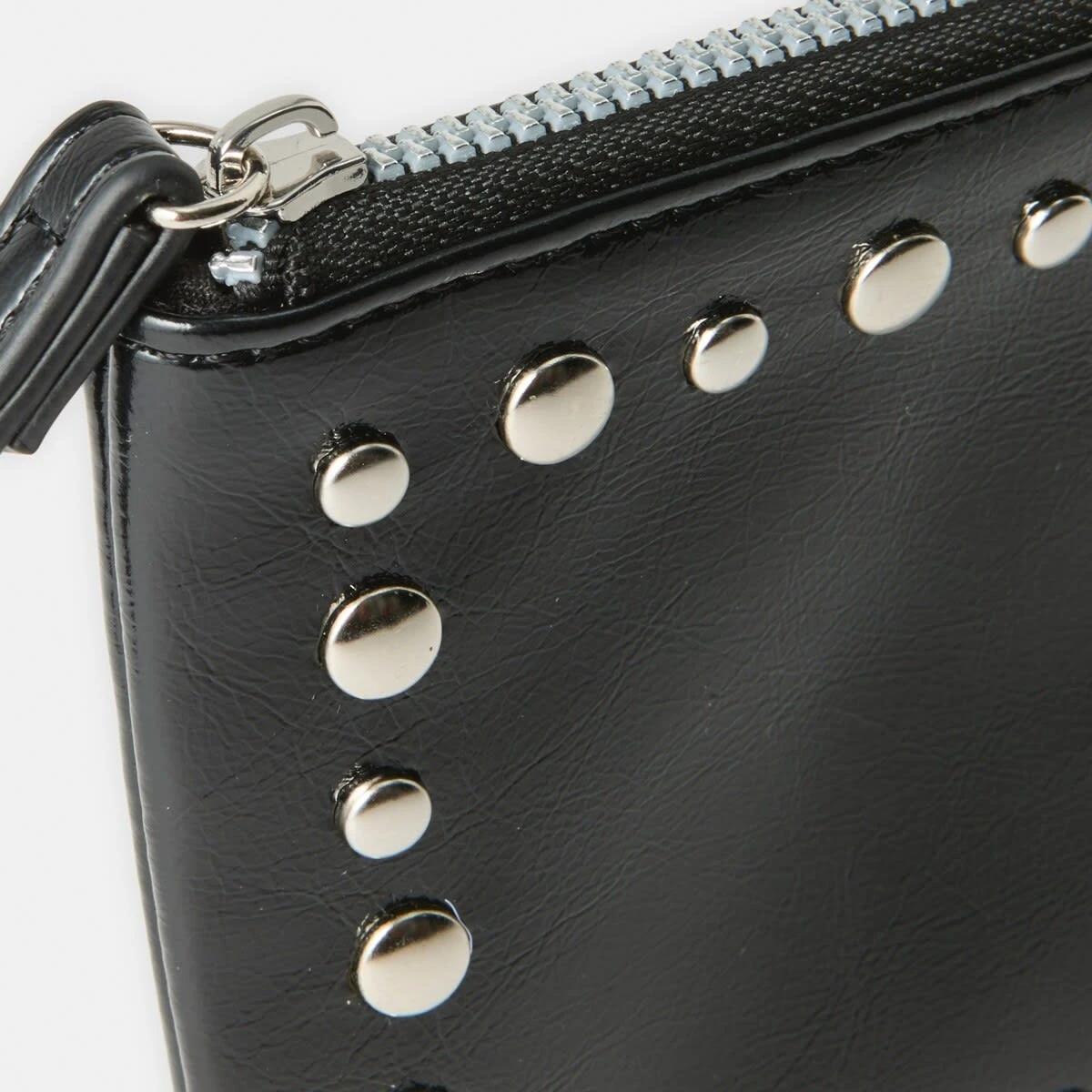 3 Stud Purse BLACK, 3 of 4