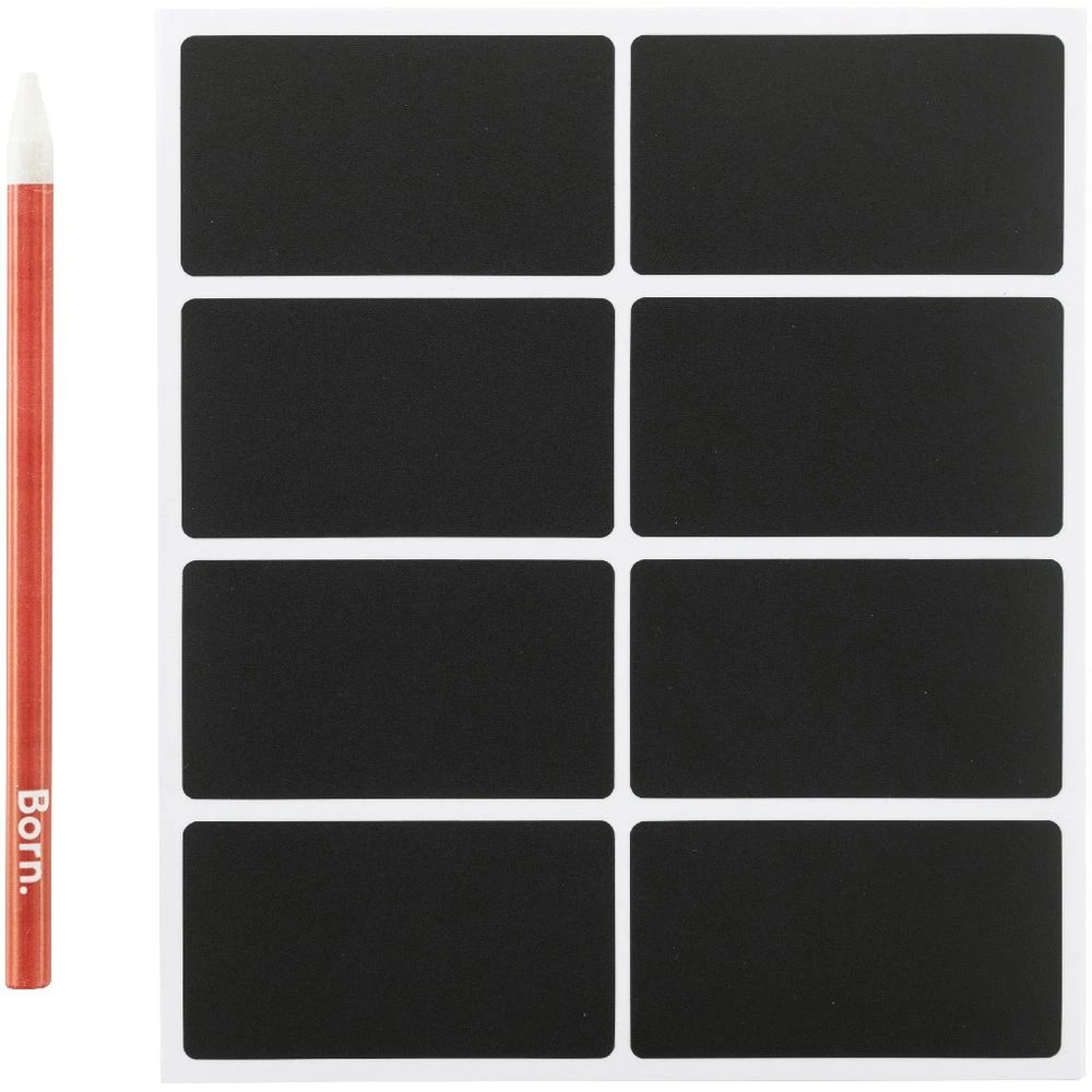 2 Born Chalkboard Labels Rectangle 24 Pack, 2 of 2