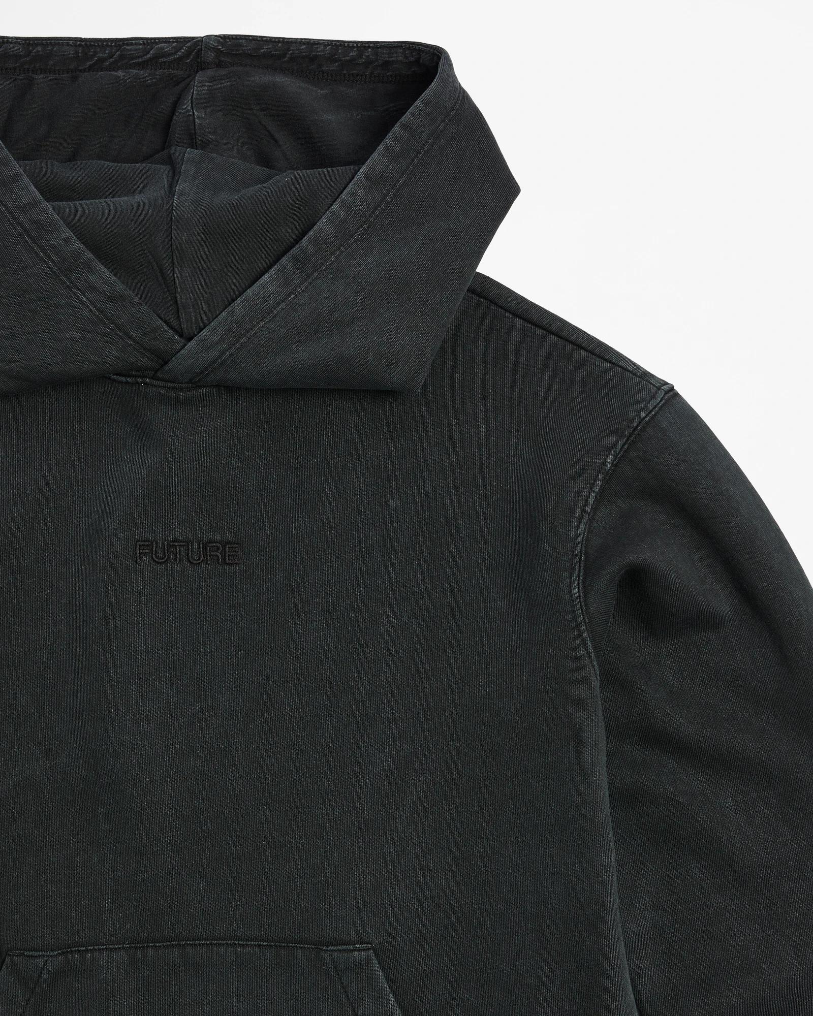 5 Target Washed Hoodie BLACK, 5 of 5