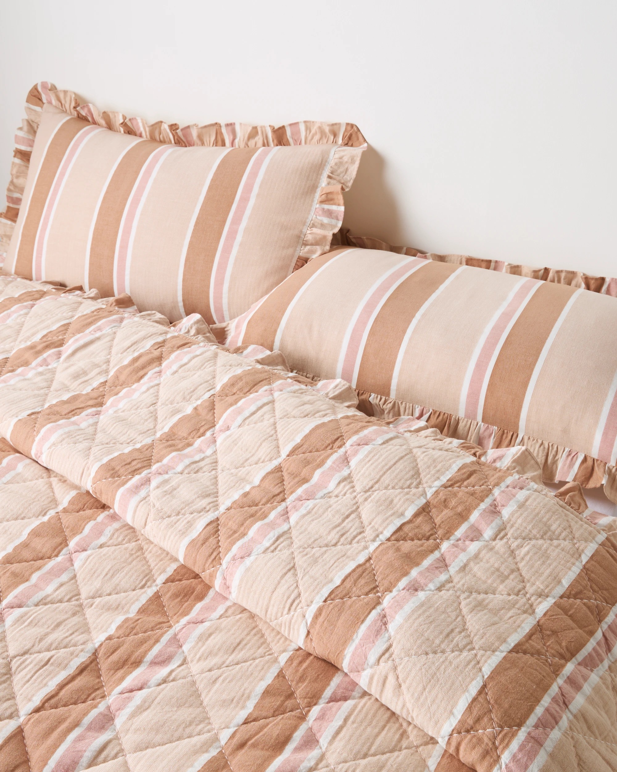 2 Target Aubrey Ruffle Coverlet Set - Super King Bed - Pink, 2 of 3