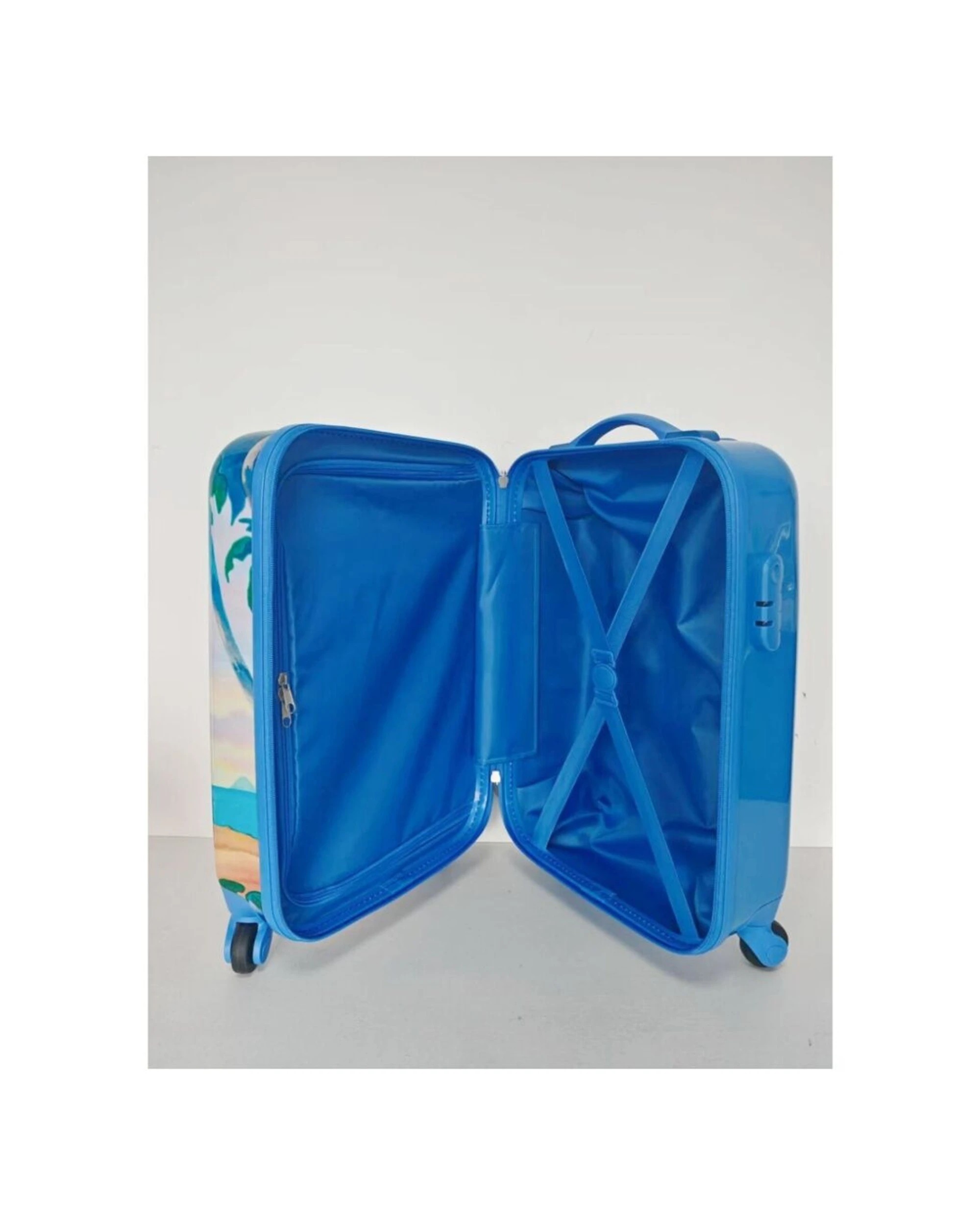 3 Tosca Disney Stitch Design Hard Shell Onboard/Carry-On Luggage Suitcase 20" - Multi, 3 of 4