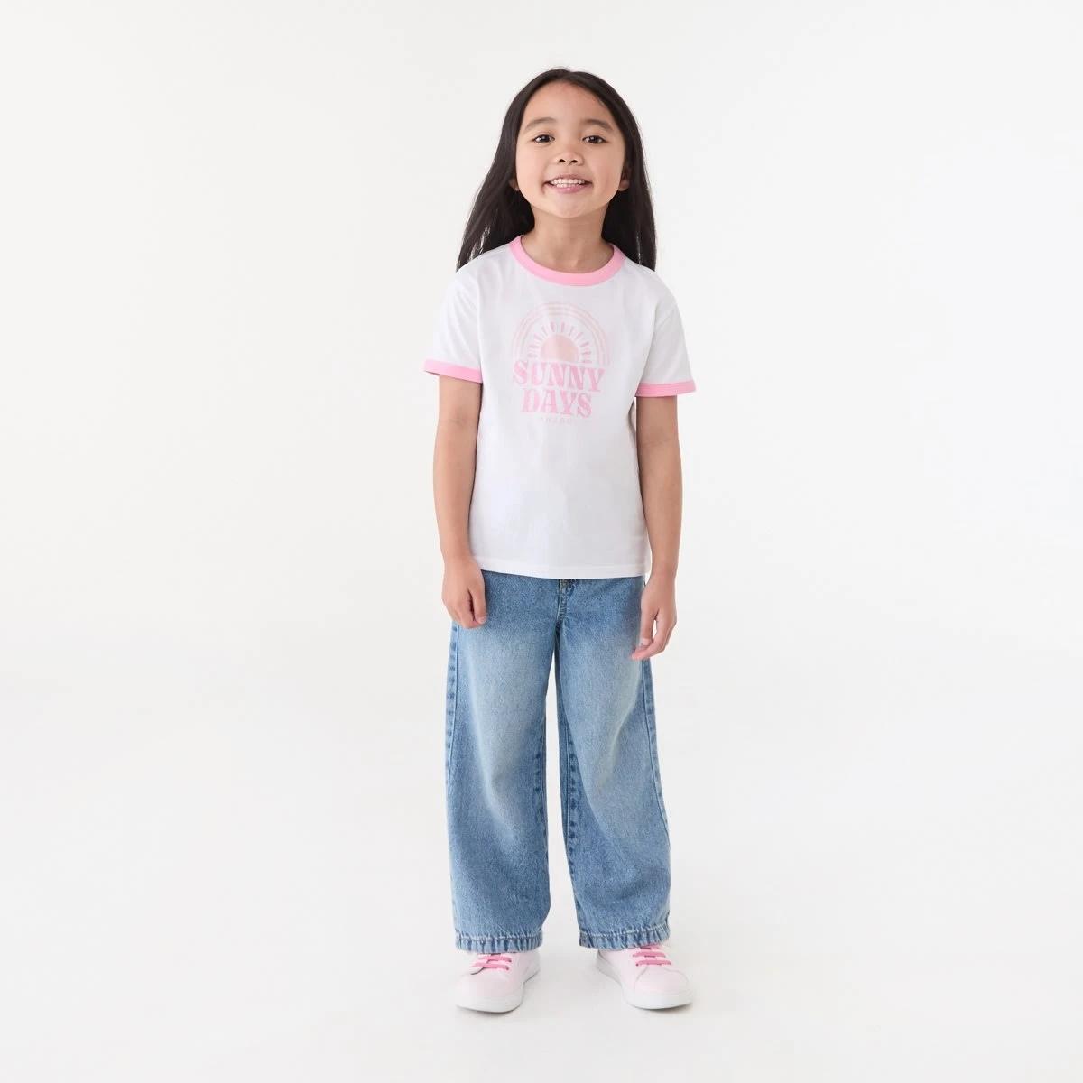 5 Ringer T-shirt SUNNY DAYS AHEAD WHITE, 5 of 6