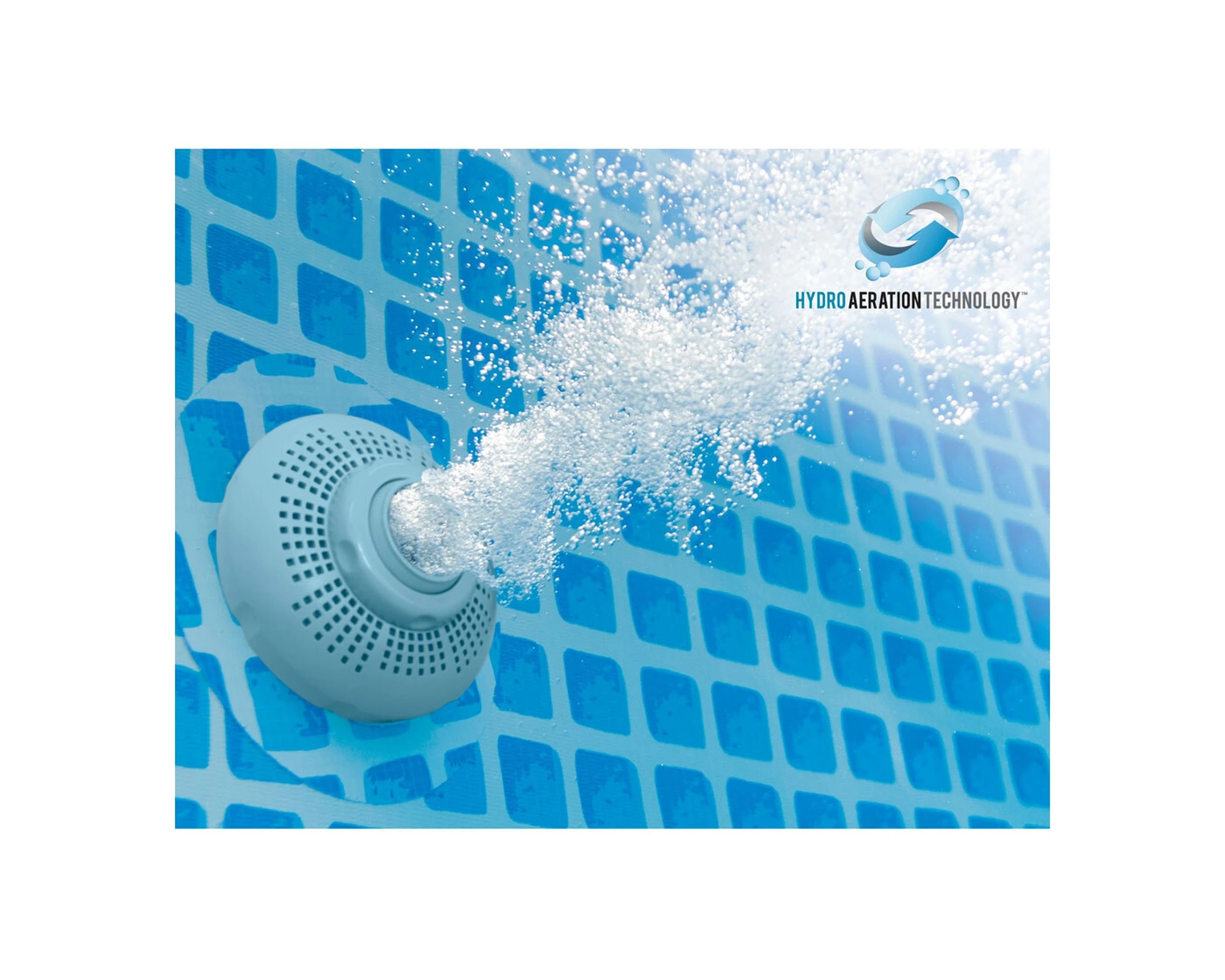 3 Intex Filter Cartridge Pump Pool Pump 1500GPH Hydro Aeration Auto Timer - Grey, 3 of 3