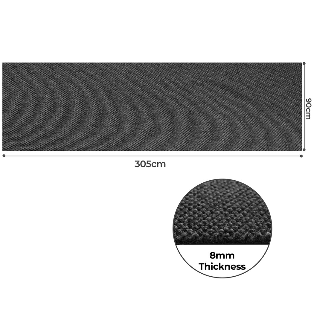 3 Marlow Non Slip Rubber Floor Mat Pineapple Pattern, 3 of 8