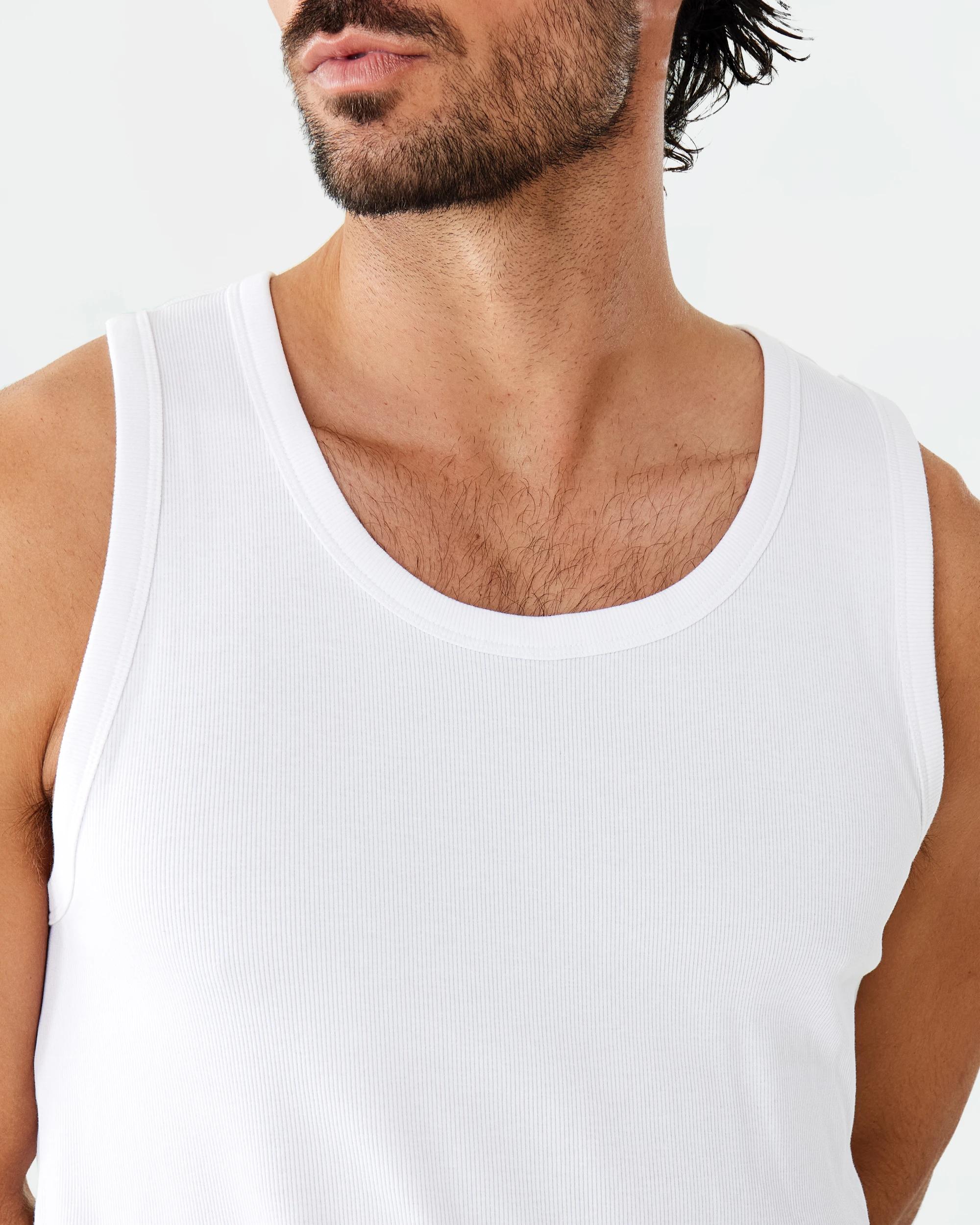 6 Rib Tank White, 6 of 9