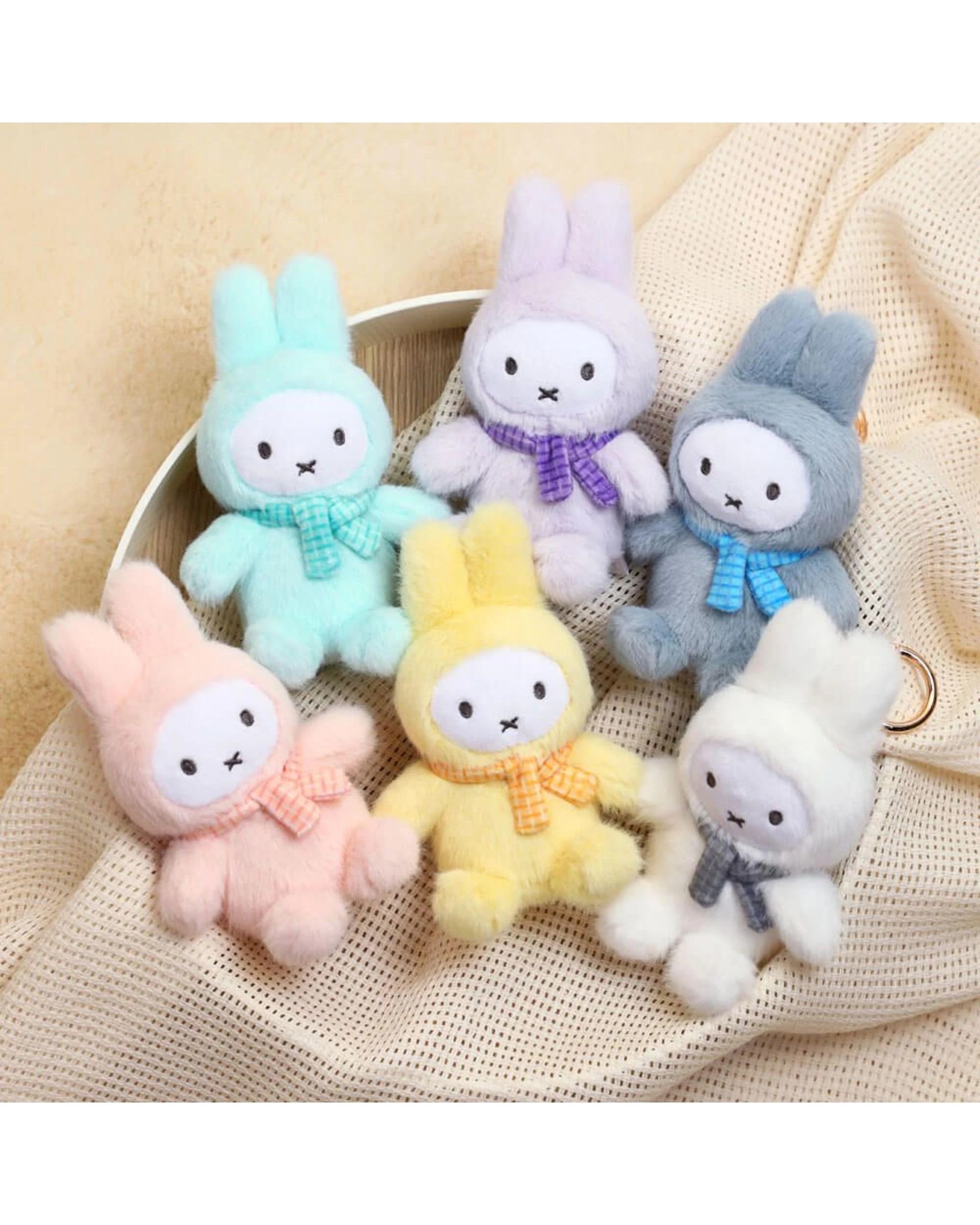 3 Miffy Sitting Plush Keychain Blind Box, 3 of 5