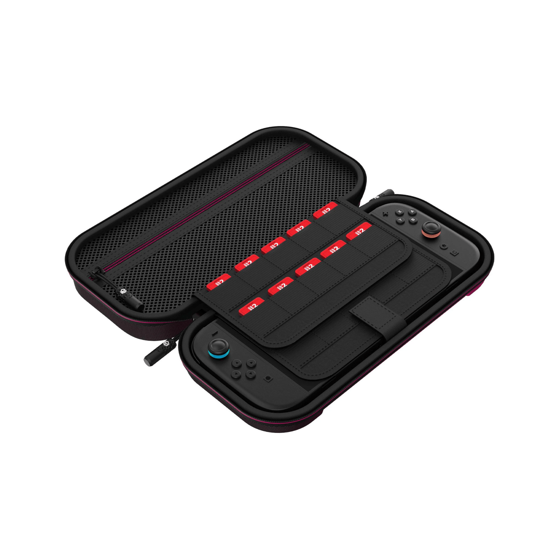 3 Powerwave Premium Carry Case Midnight Ruby for Nintendo Switch 2
 - red, 3 of 6