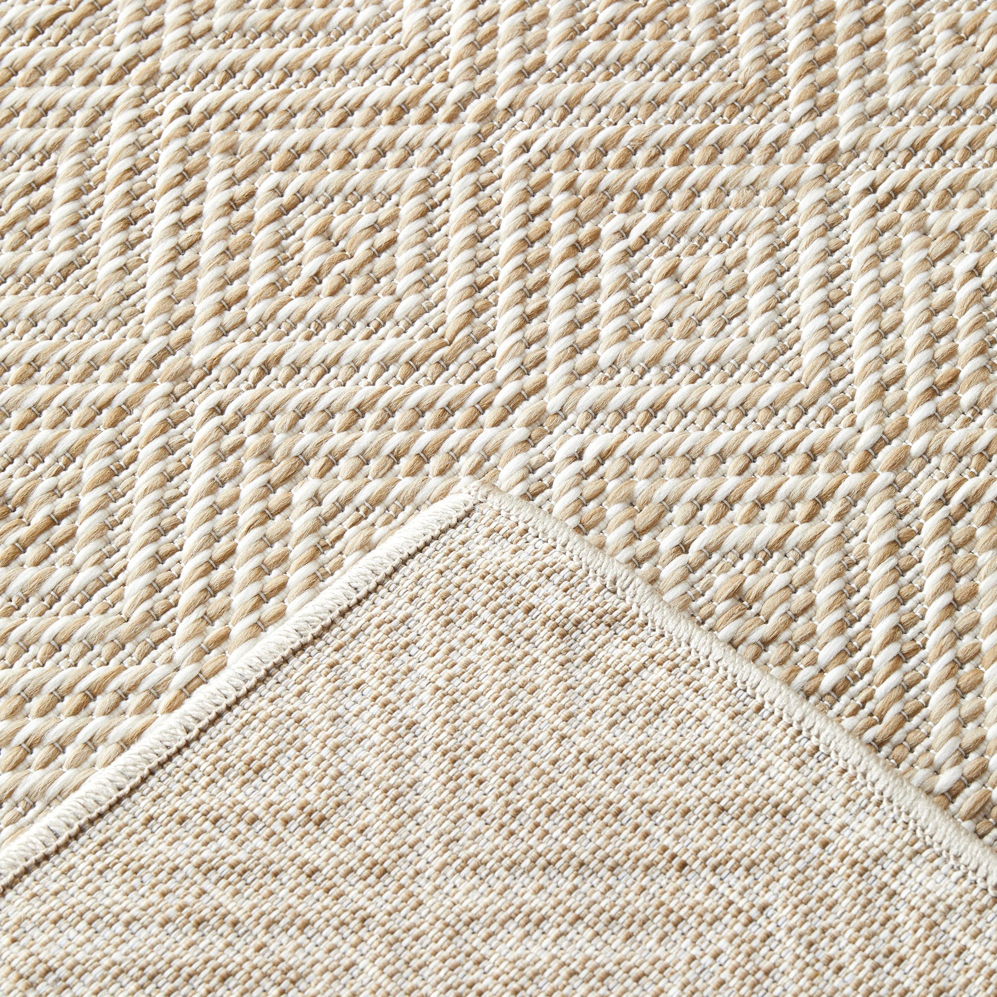 4 Common Ground Rugs Palmline Misty 290x200cm - Large Outdoor Rug - Beige, 4 of 7