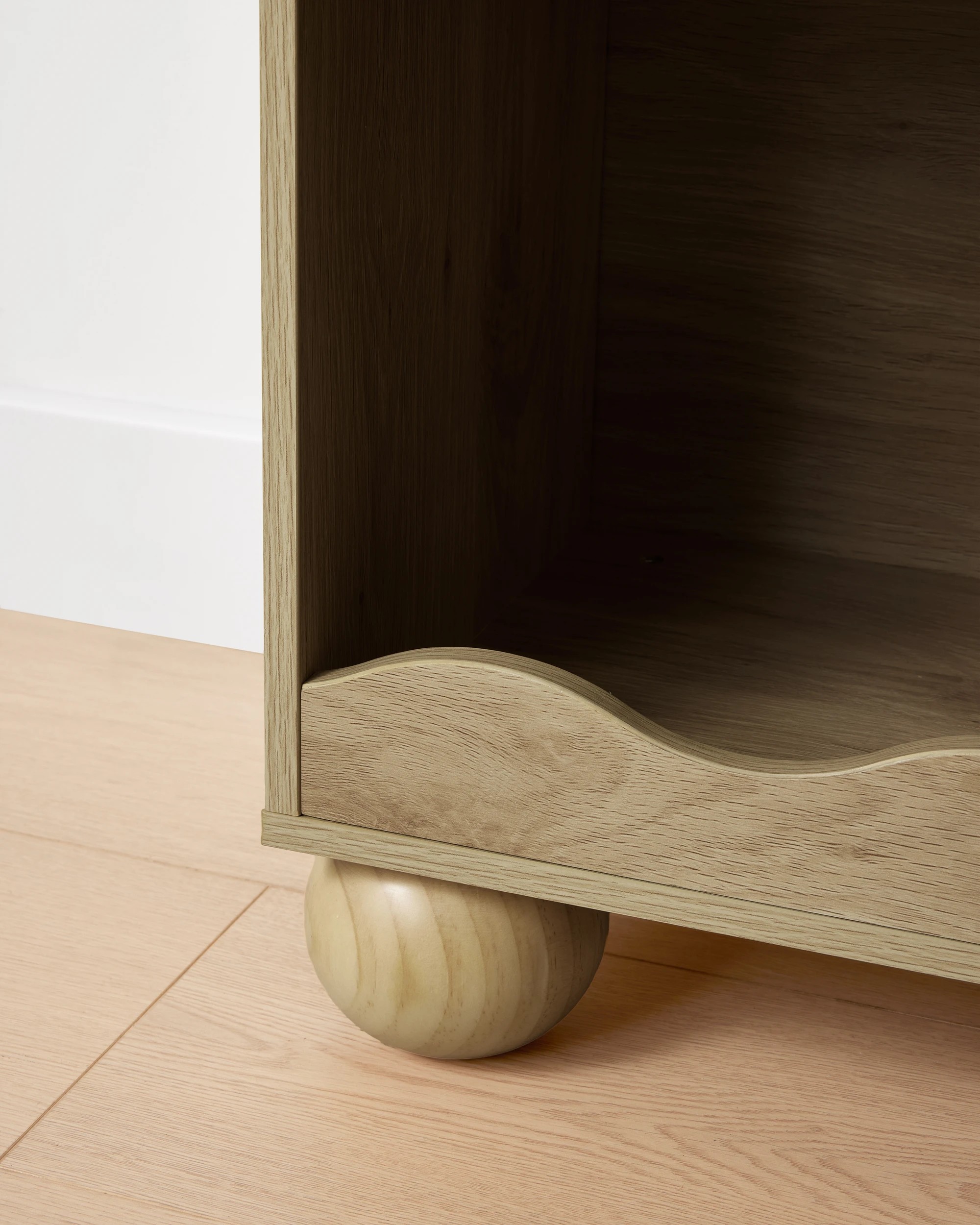 5 Wave Bookshelf - Oak, 5 of 6
