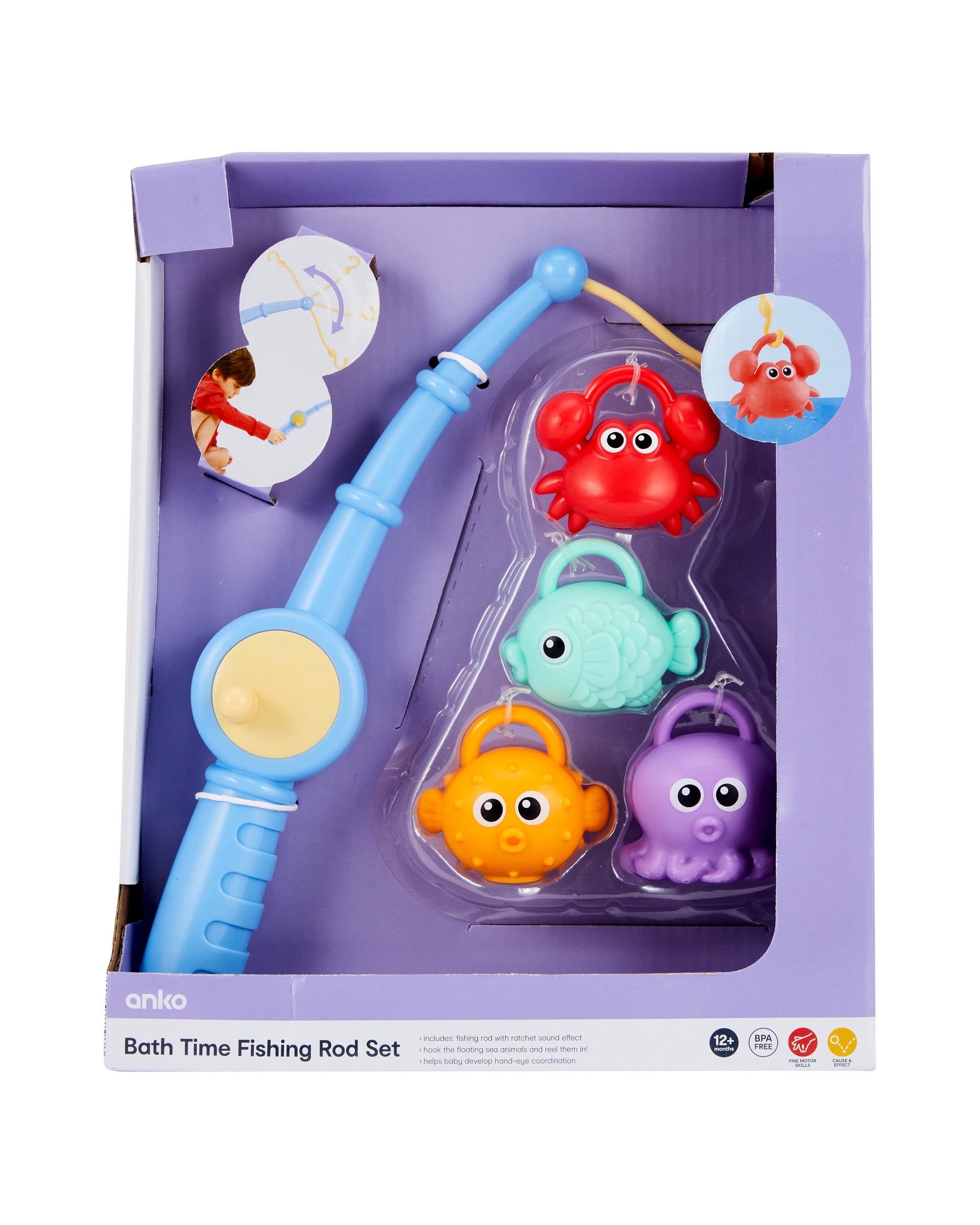 5 Bath Time Fishing Rod Set, 5 of 6