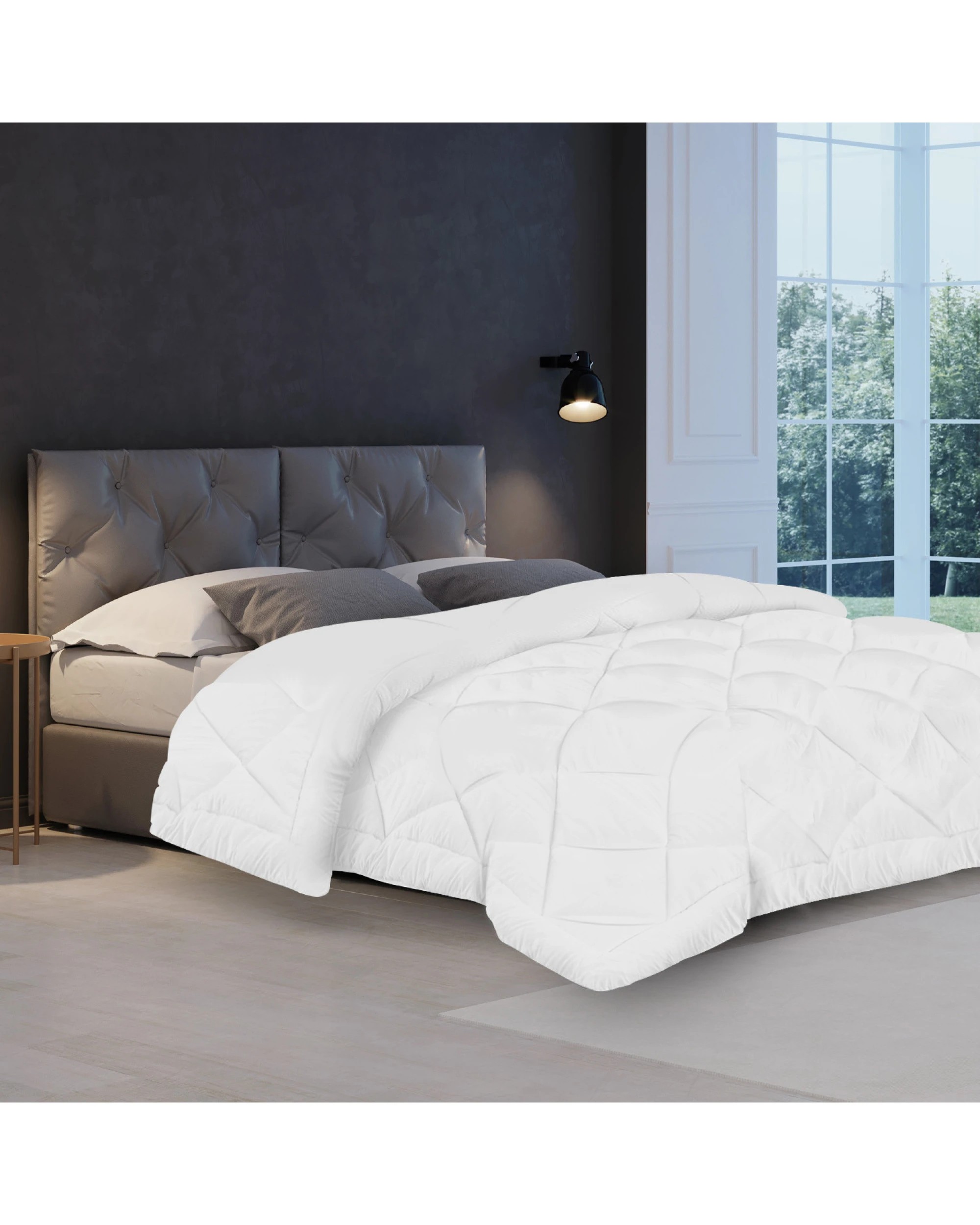 2 Laura Hill 700gsm Microfibre Bamboo Quilt Comforter Doona
 - Queen Bed, 2 of 10