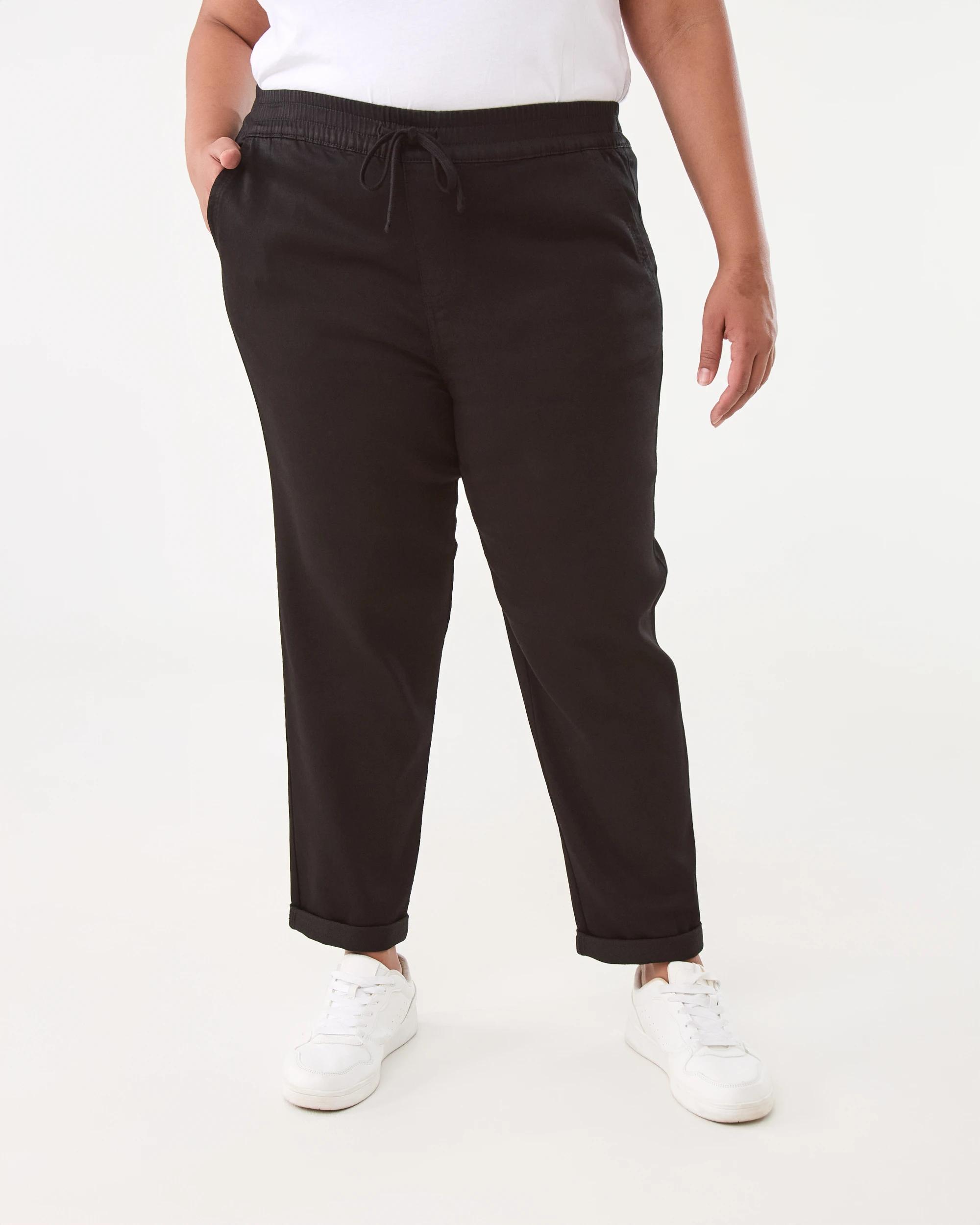 1 Curve Denim Joggers Black, 1 of 6
