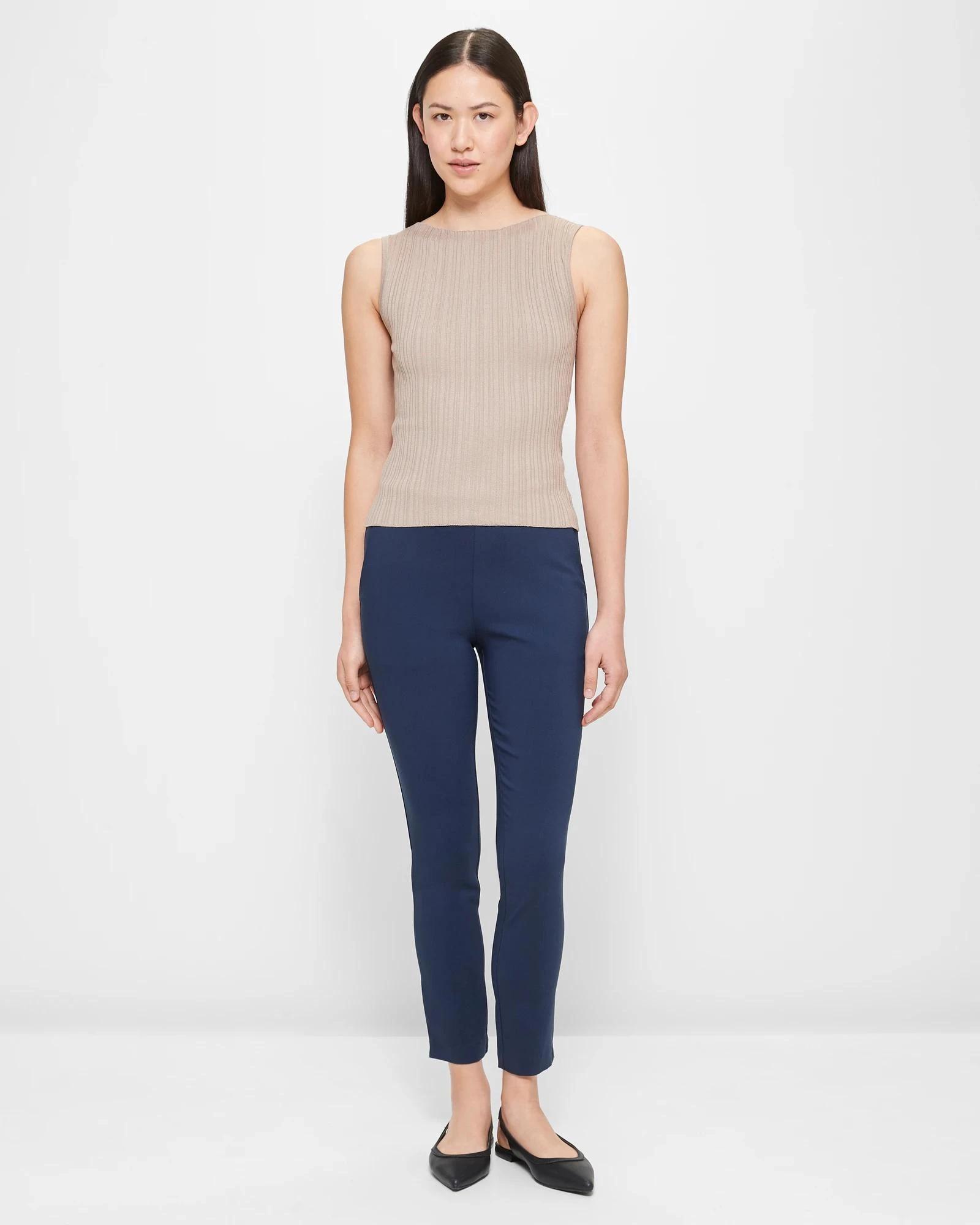 1 Preview Carrie Bengaline Ankle Length Pants FRENCH NAVY, 1 of 5