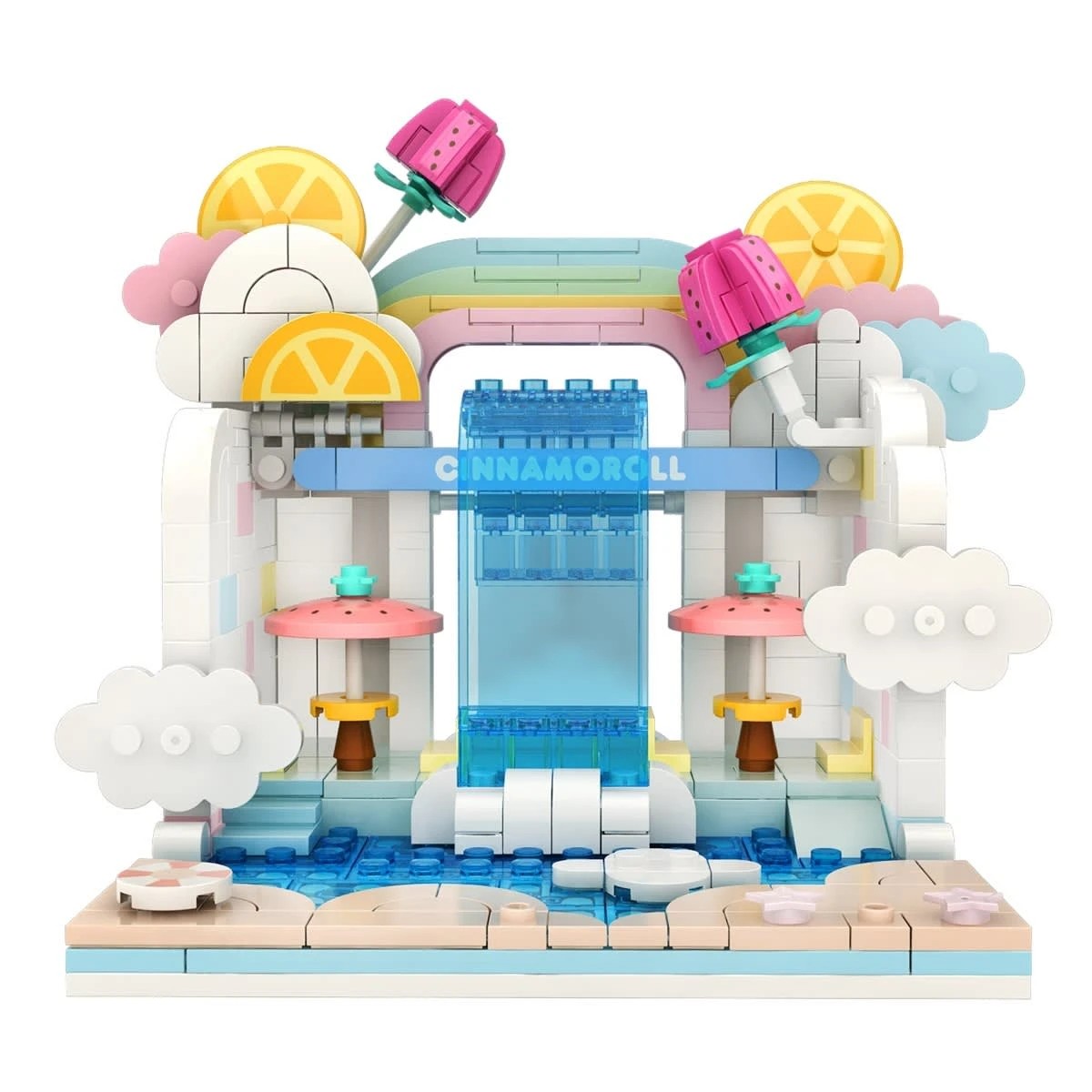 5 Hello Kitty and Friends YuMe Blocks: Summer Wunderland Series Cinnamoroll Wave Pool Cafe, 5 of 6