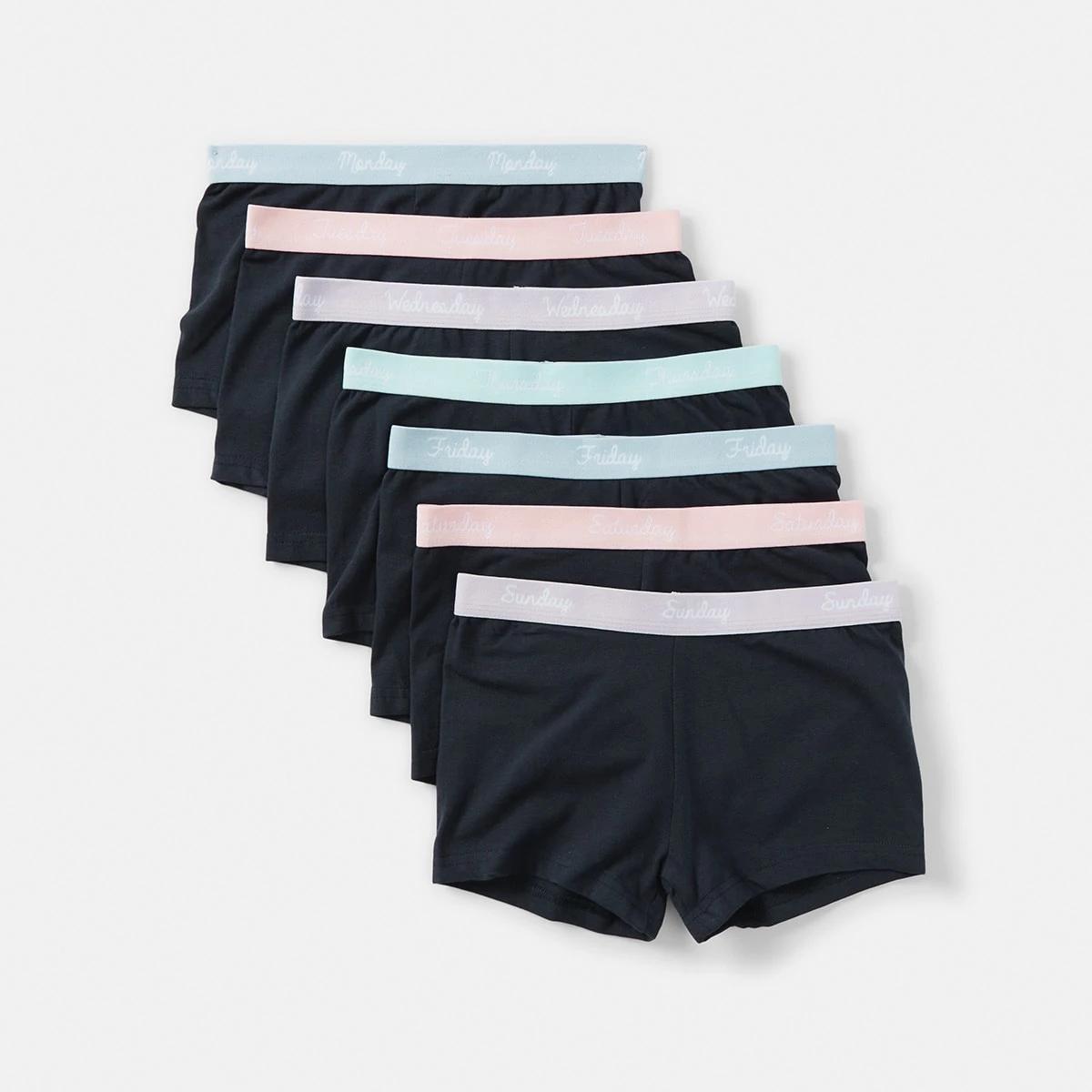 1 7 Pack Shorties PASTEL DAYS, 1 of 9