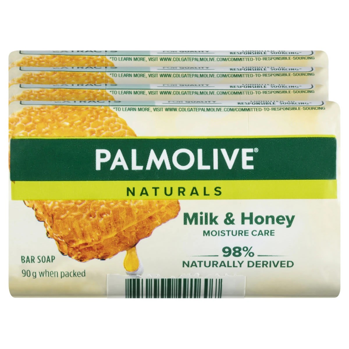 1 Palmolive 4 Pack Naturals Replenishing Soap Bar, 1 of 10