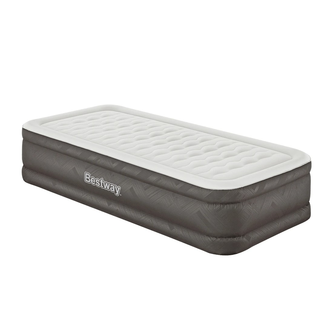 1 Bestway Air Mattress Single Inflatable Bed 46cm Airbed - Multi, 1 of 2