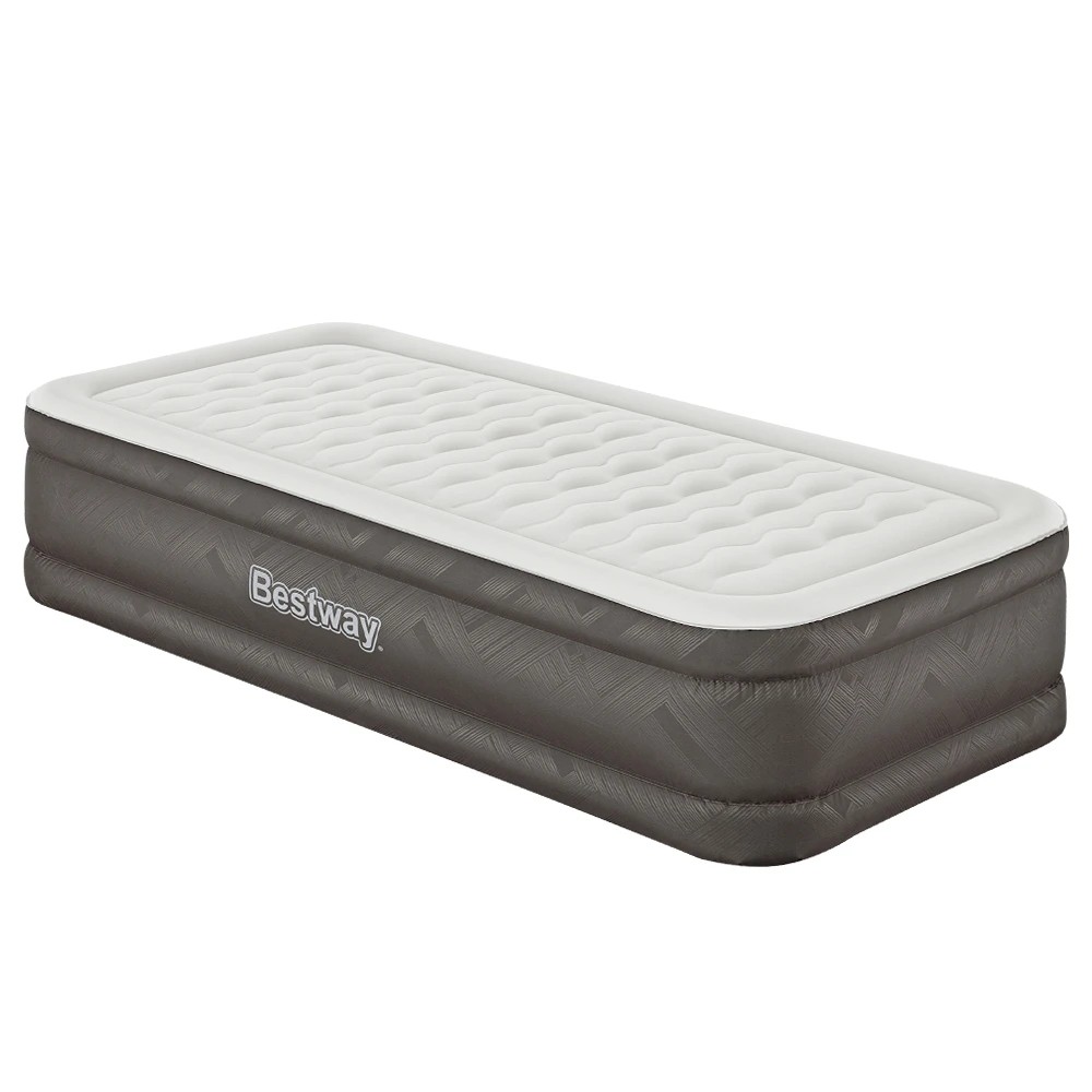1 Bestway Air Mattress Single Inflatable Bed 46cm Airbed - Single Bed - Multi, 1 of 6