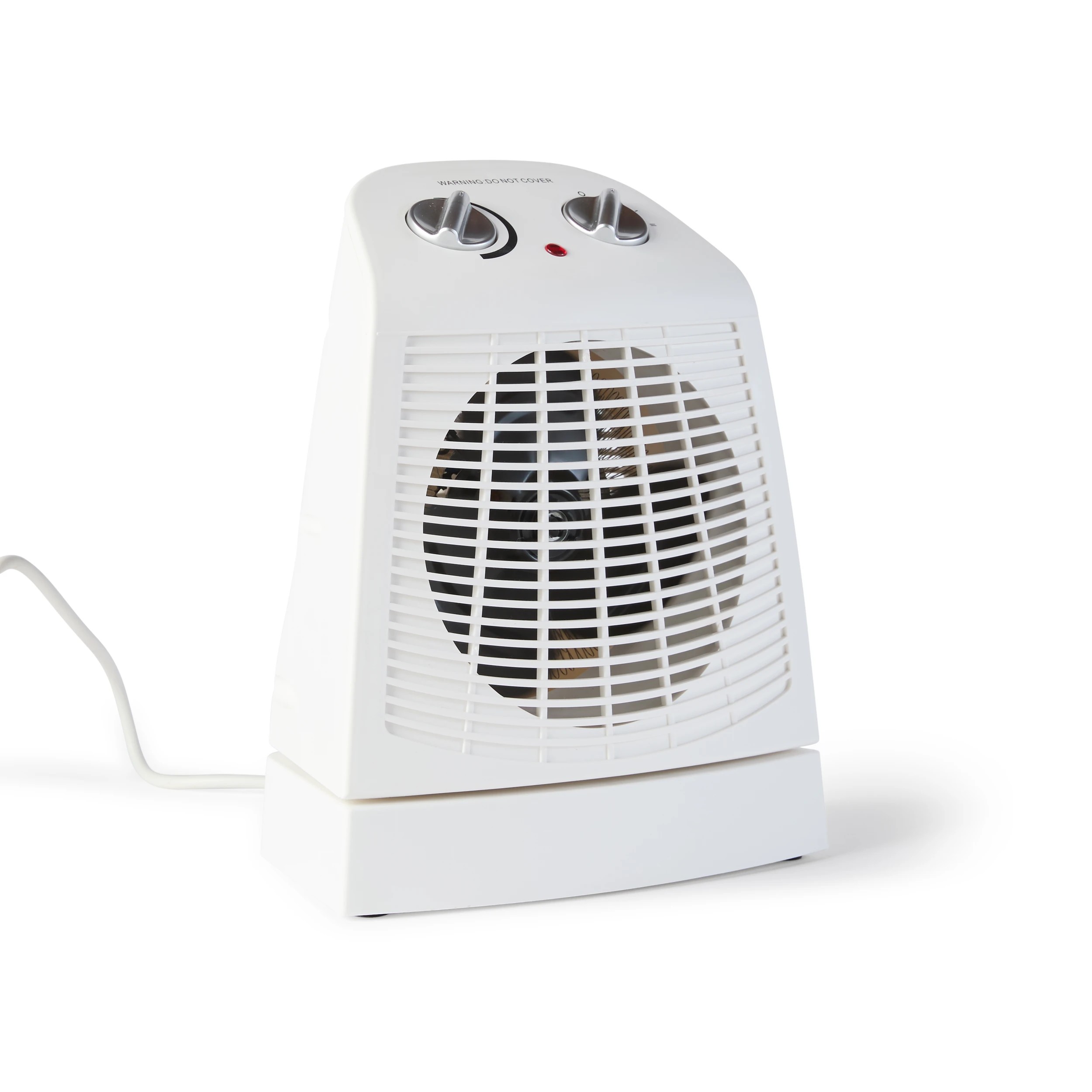4 Oscillating Fan Heater - White, 4 of 7