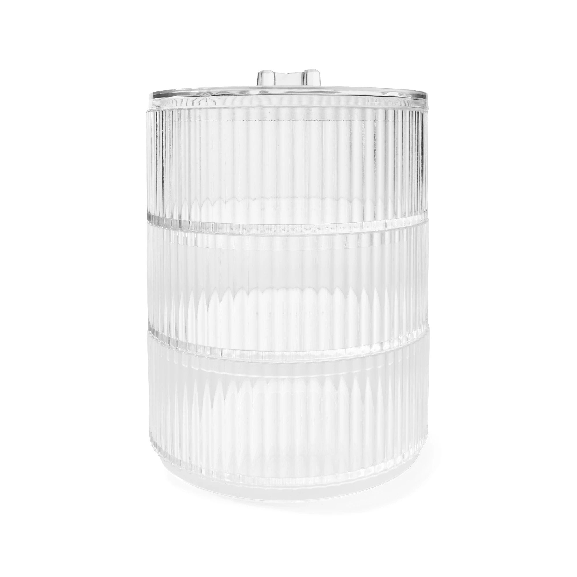 4 Set of 3 Clear Linear Round Organisers, 4 of 10