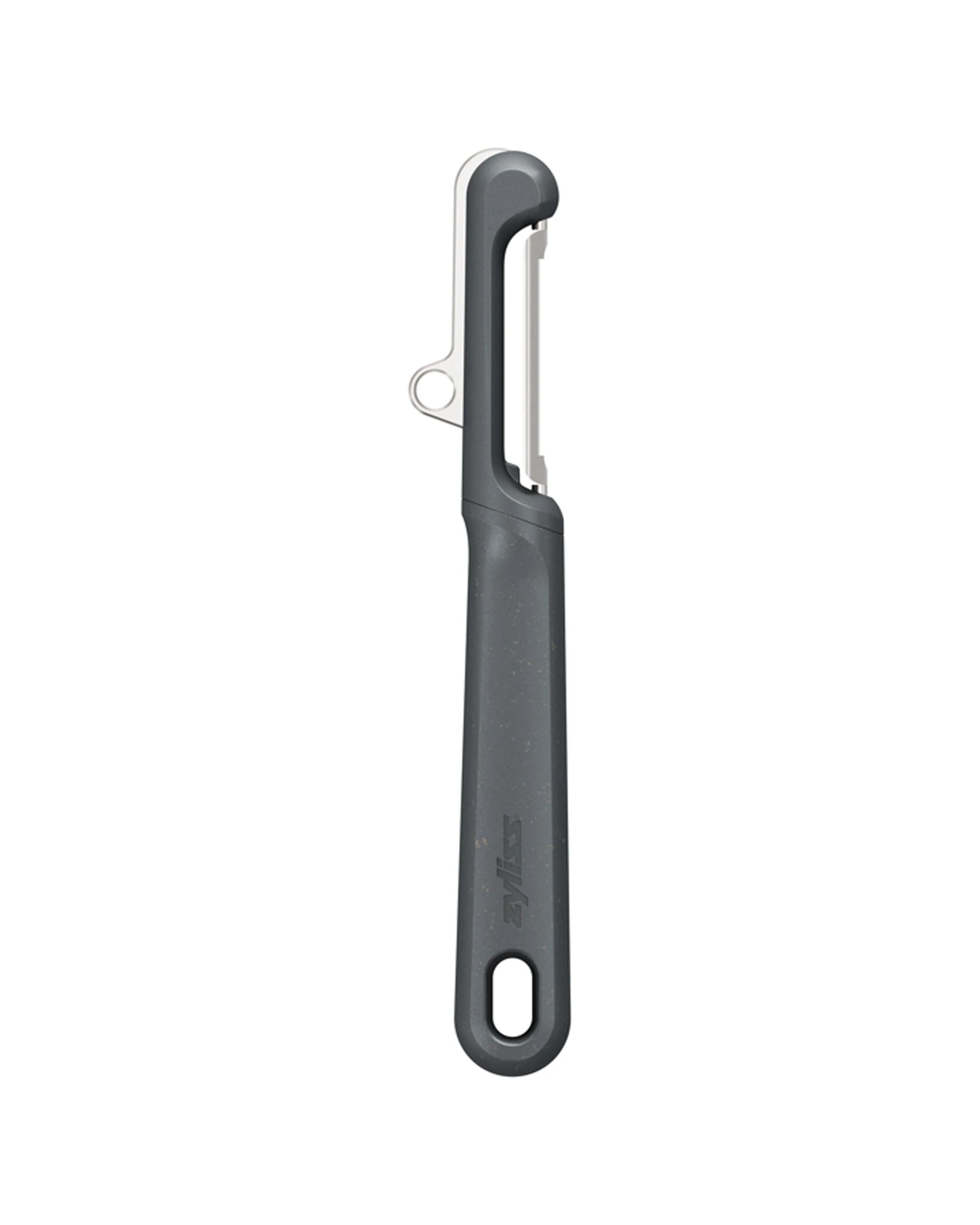 1 Zyliss Swivel Peeler Stainless Steel Blade With Ergonomic Wheat Straw Handle - Grey, 1 of 3