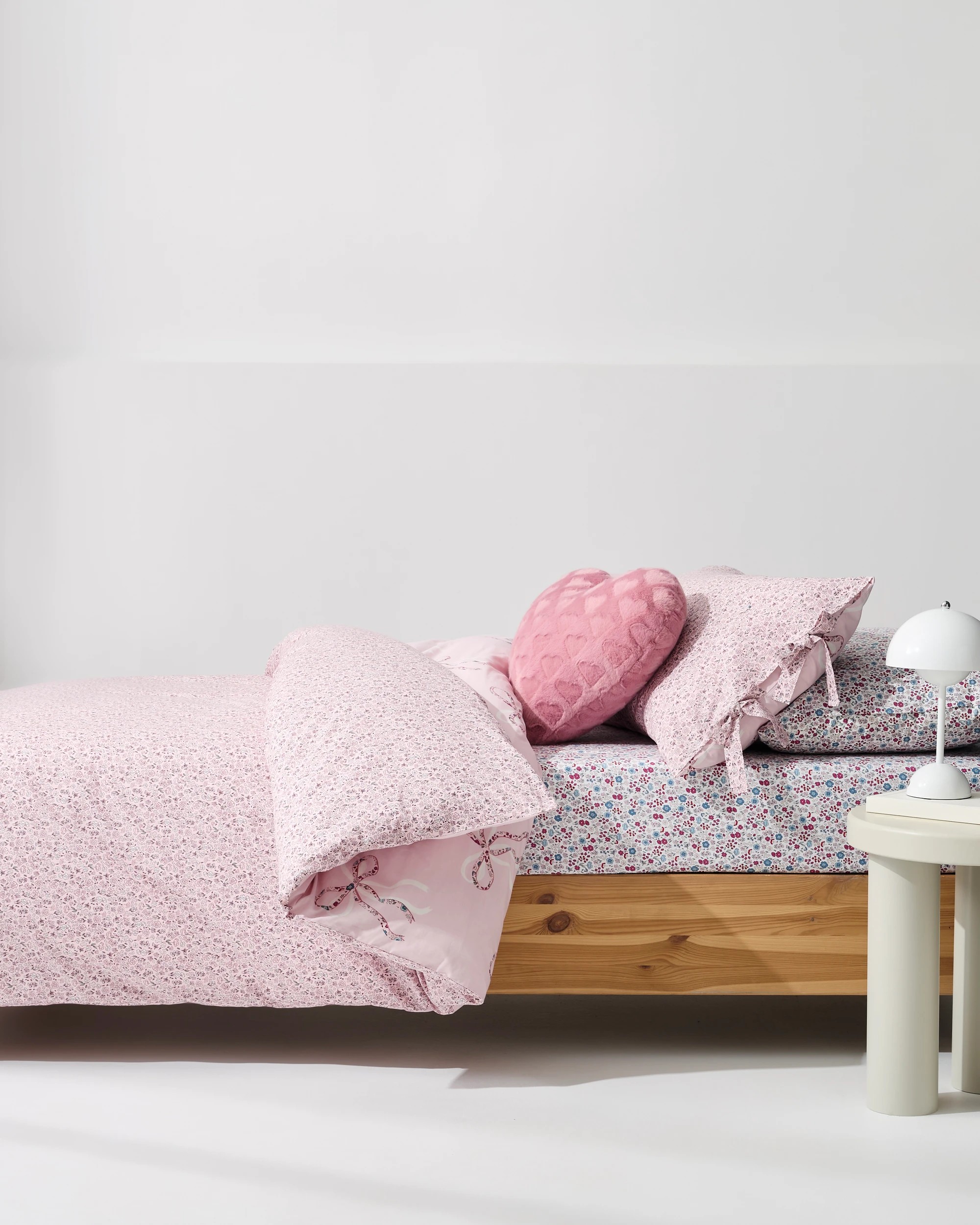 2 Target Becky Bow Australian Cotton Reversible Quilt Cover Set - Single Bed - Pink, 2 of 5