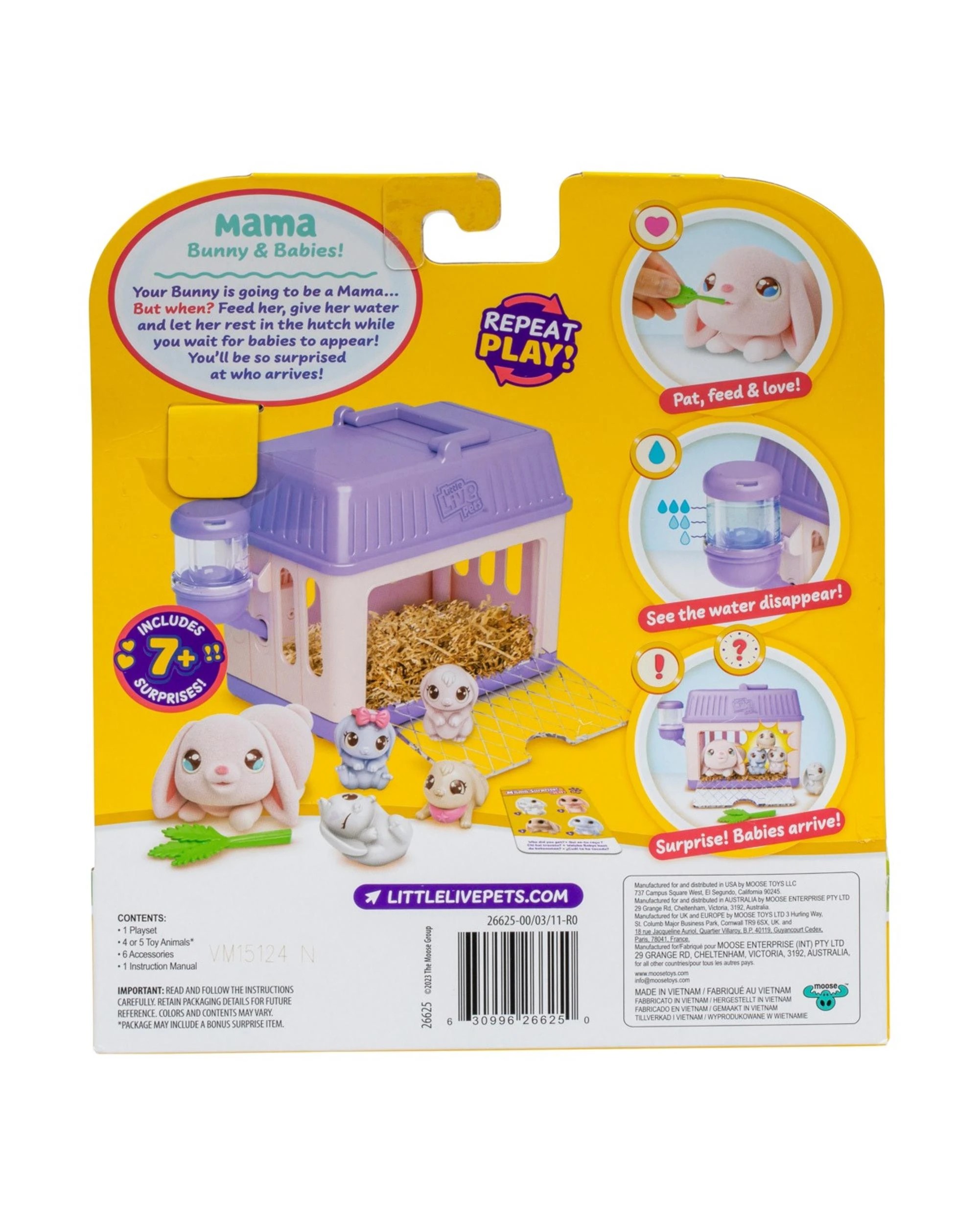 10 Little Live Pets Mama Surprise Minis Bunny S4 Playset, 10 of 10