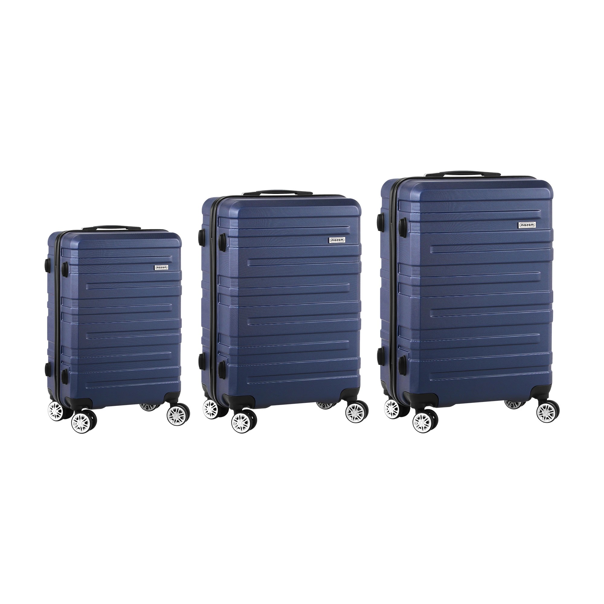 5 Mazam 3PCS Luggage Suitcase Trolley Set Travel TSA Lock ABS Hard Case - Blue, 5 of 8