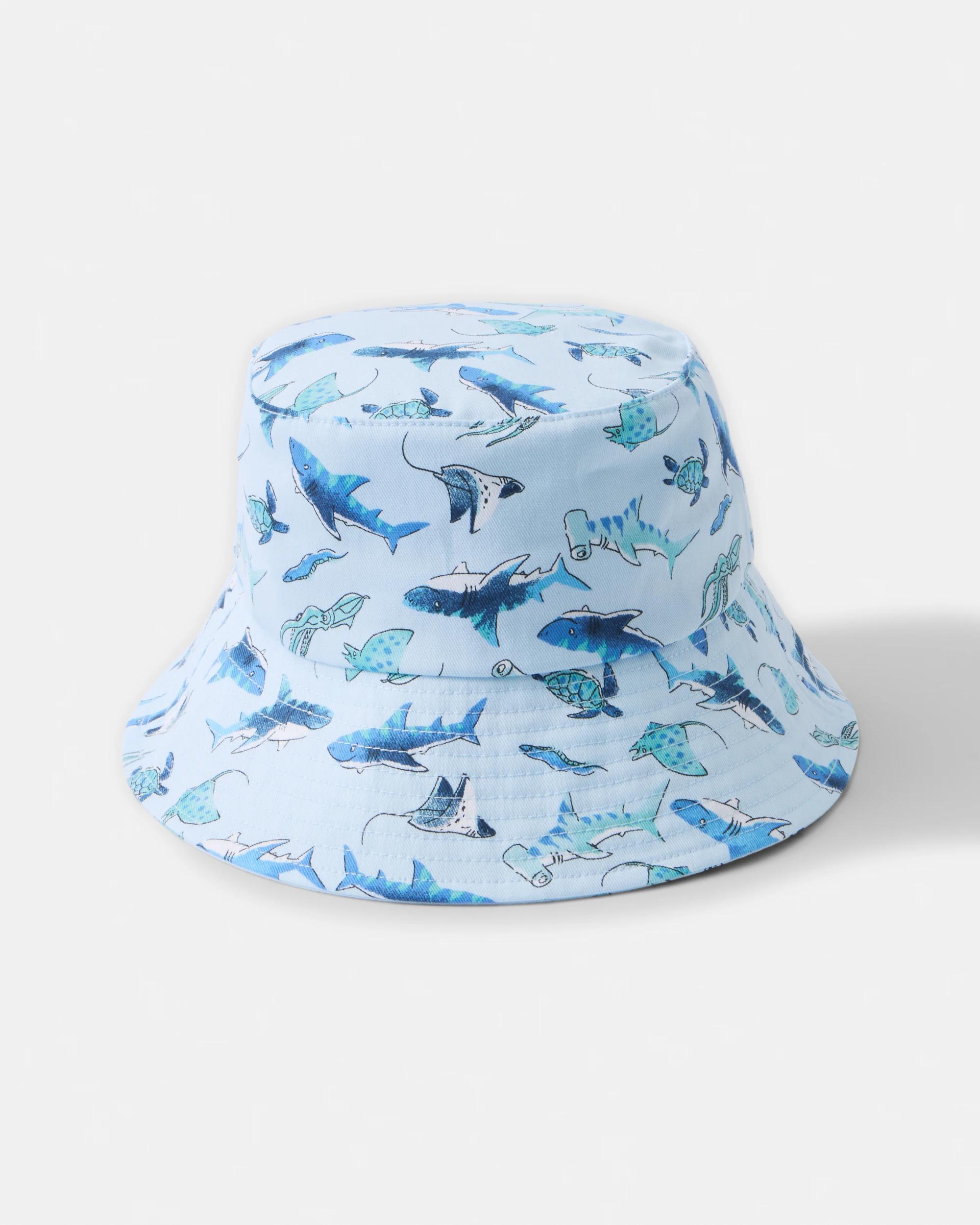 1 Sun Hat Blu Shark, 1 of 2