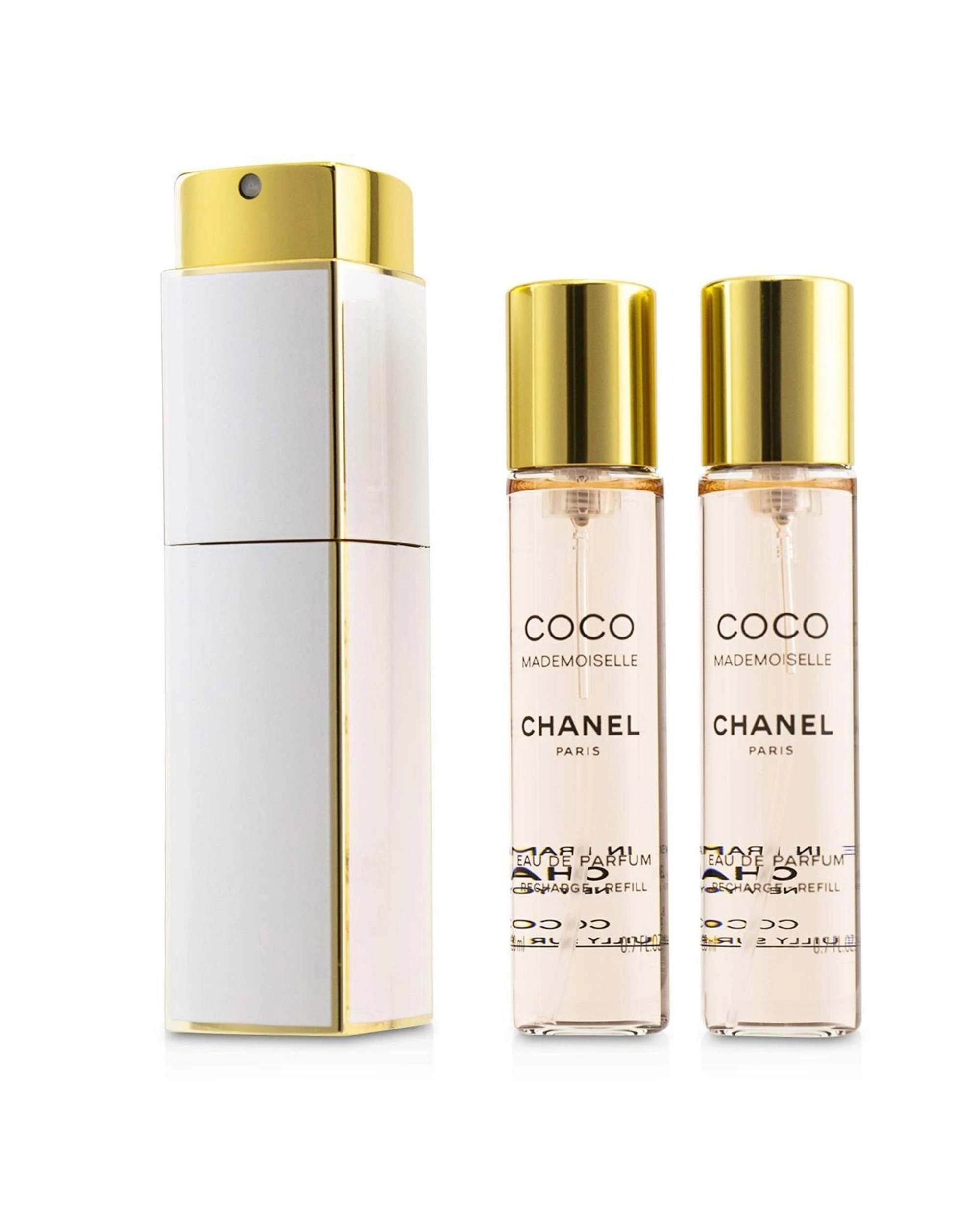 3 Chanel Coco Mademoiselle Twist & Spray Eau De Parfum 3x20ml/0.7oz, 3 of 3