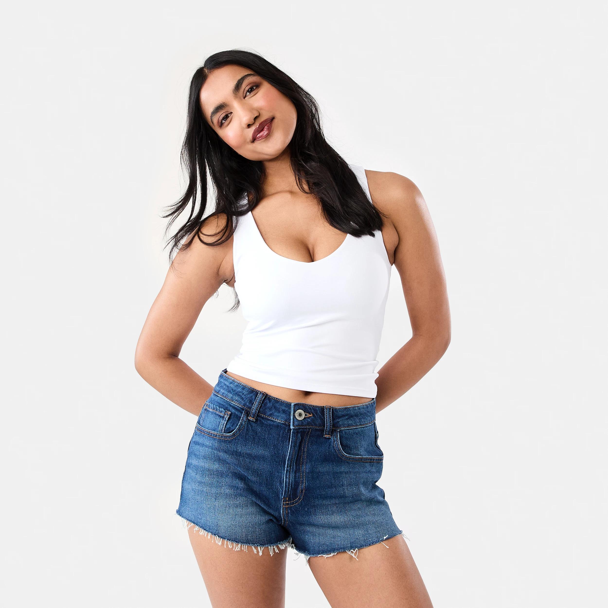 7 Denim Shorts Dark Wash, 7 of 7
