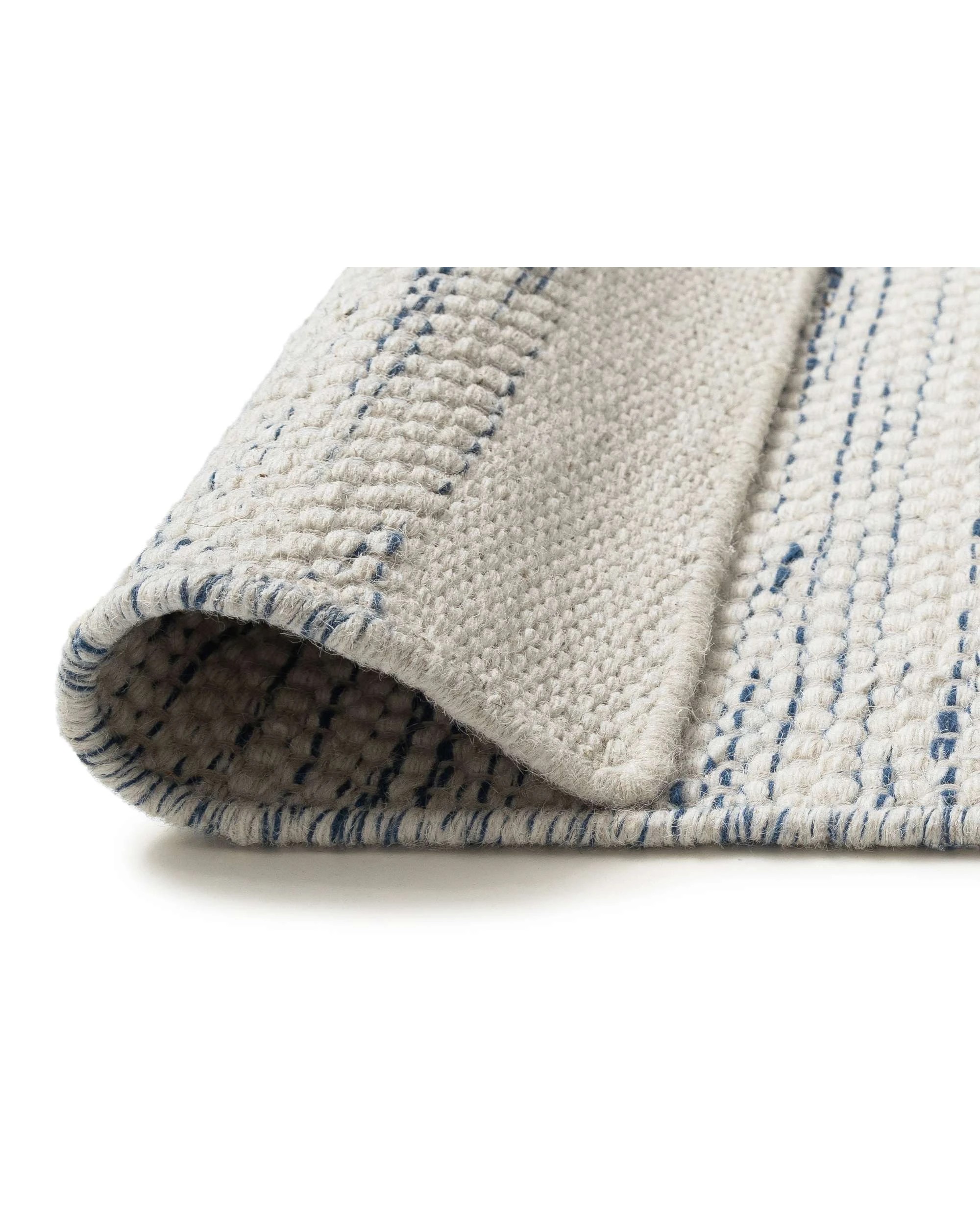 5 Loopsie Evanston Wool Flatweave Rug-230cm x 160cm - Blue, 5 of 7