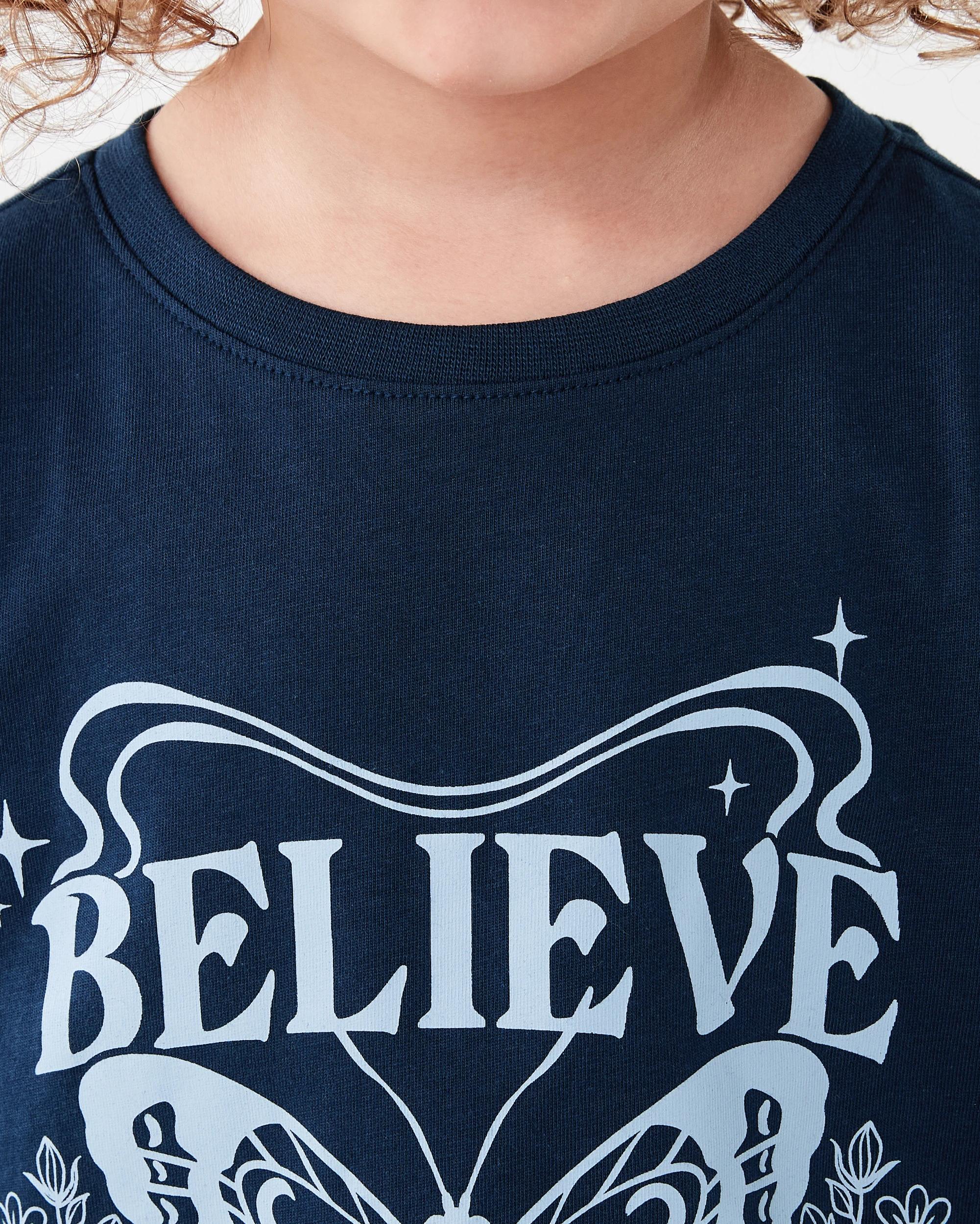 4 Print T-shirt Blu Btrfly, 4 of 7